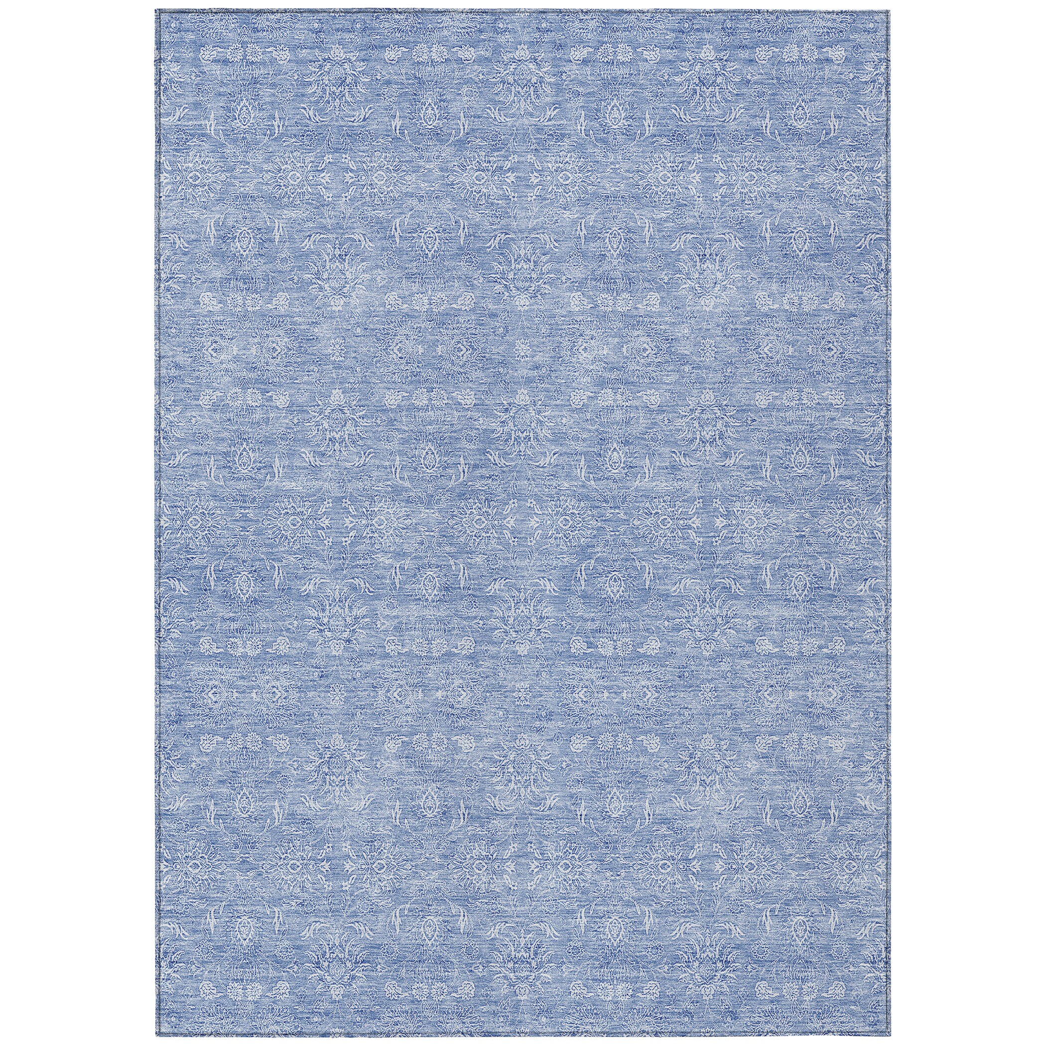 Addison Rugs ACN703SK9X12 Chantille ACN703SK 9 x 12 (ft) Polyester Sky Rectangular Indoor/Outdoor Geometric Machine washable Area rug