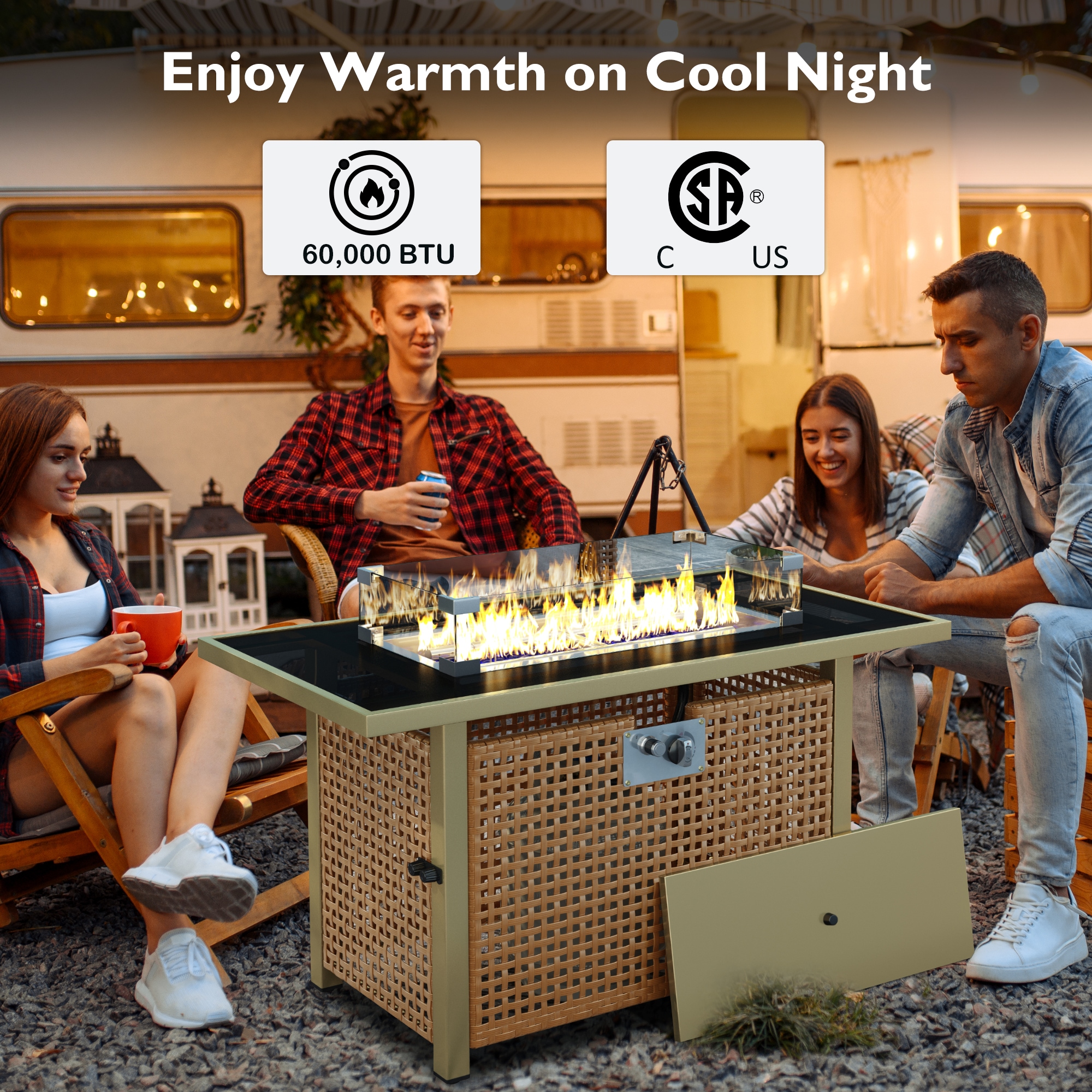 Damerin HL18Q Outdoor-Gas-Fireplaces - View #7