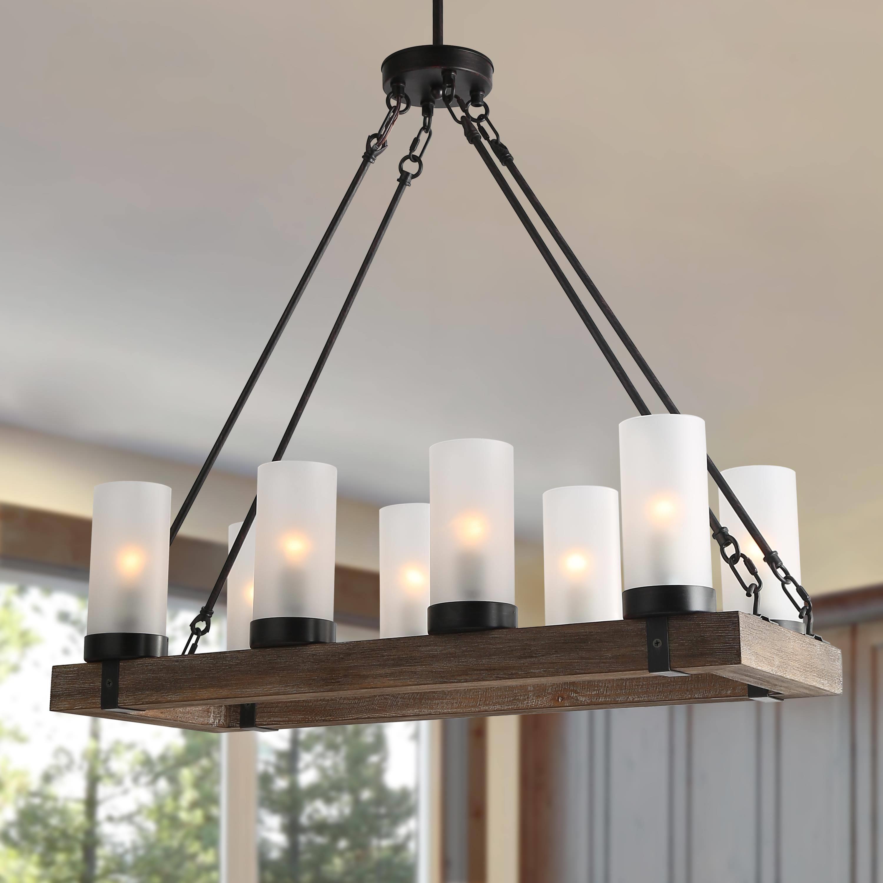 Farmhouse Led Dry Rated Chandelier