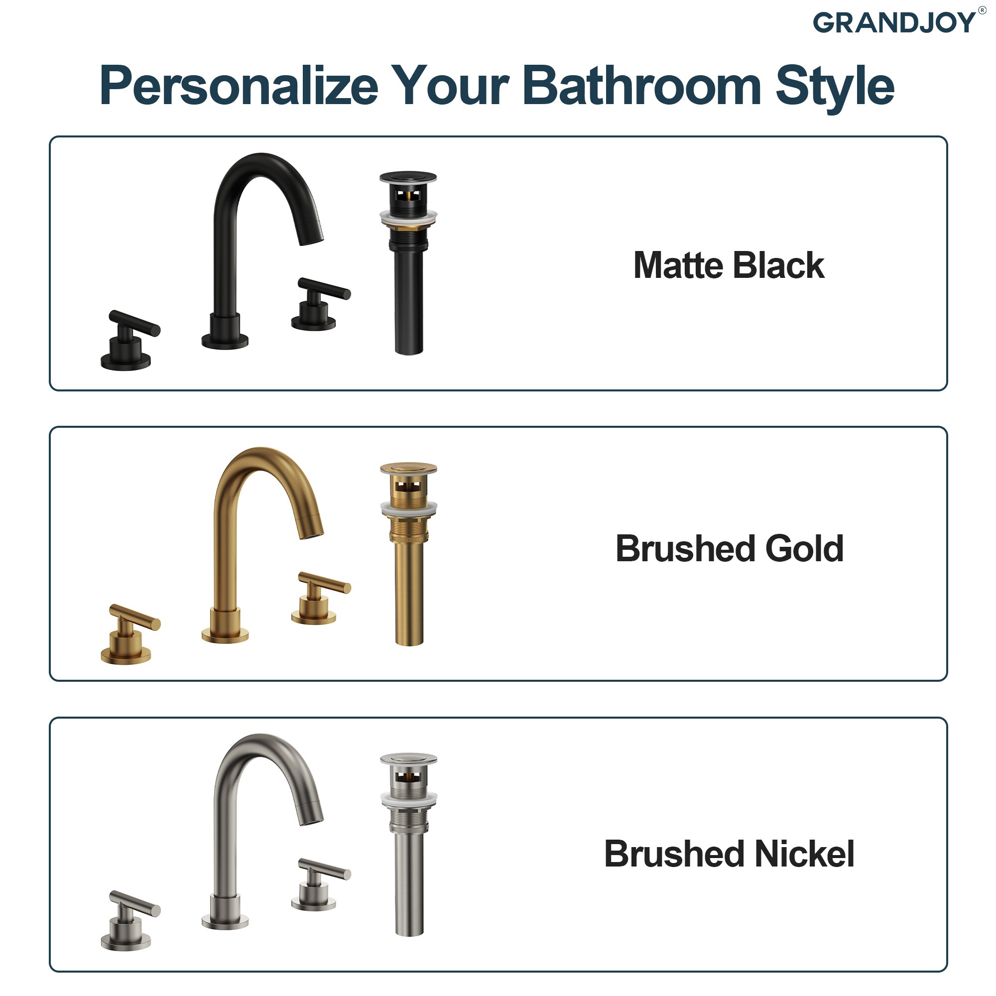 GRANDJOY SGF11GJ-12BN Lavatory-Faucets - View #13