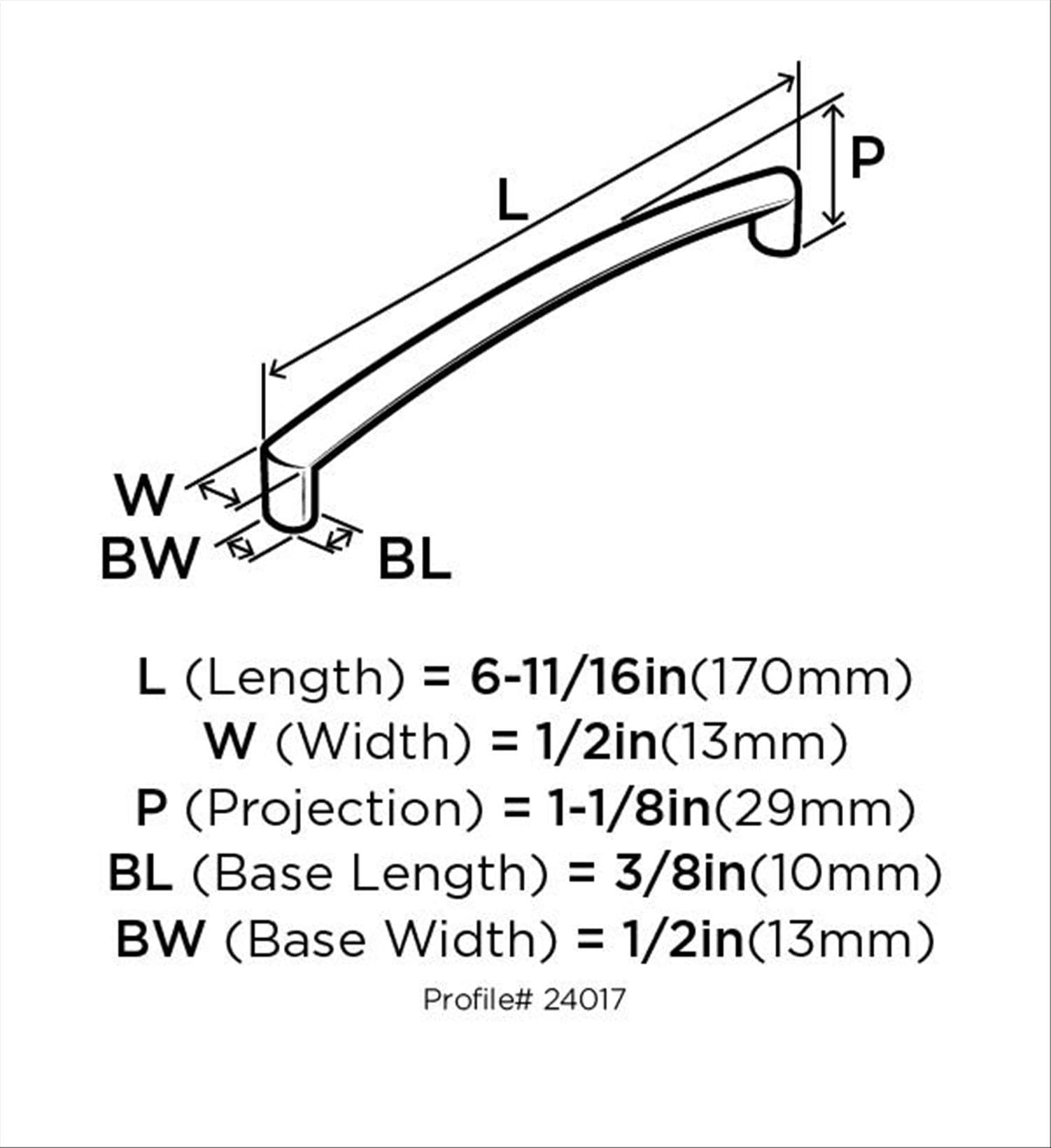 Amerock BP24017SN Cabinet-Pulls - View #8