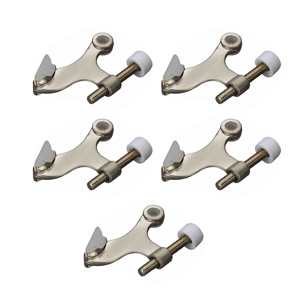 RELIABILT 2-3/5-in Satin Nickel Hinge Pin Door Stop (5-Pack) in