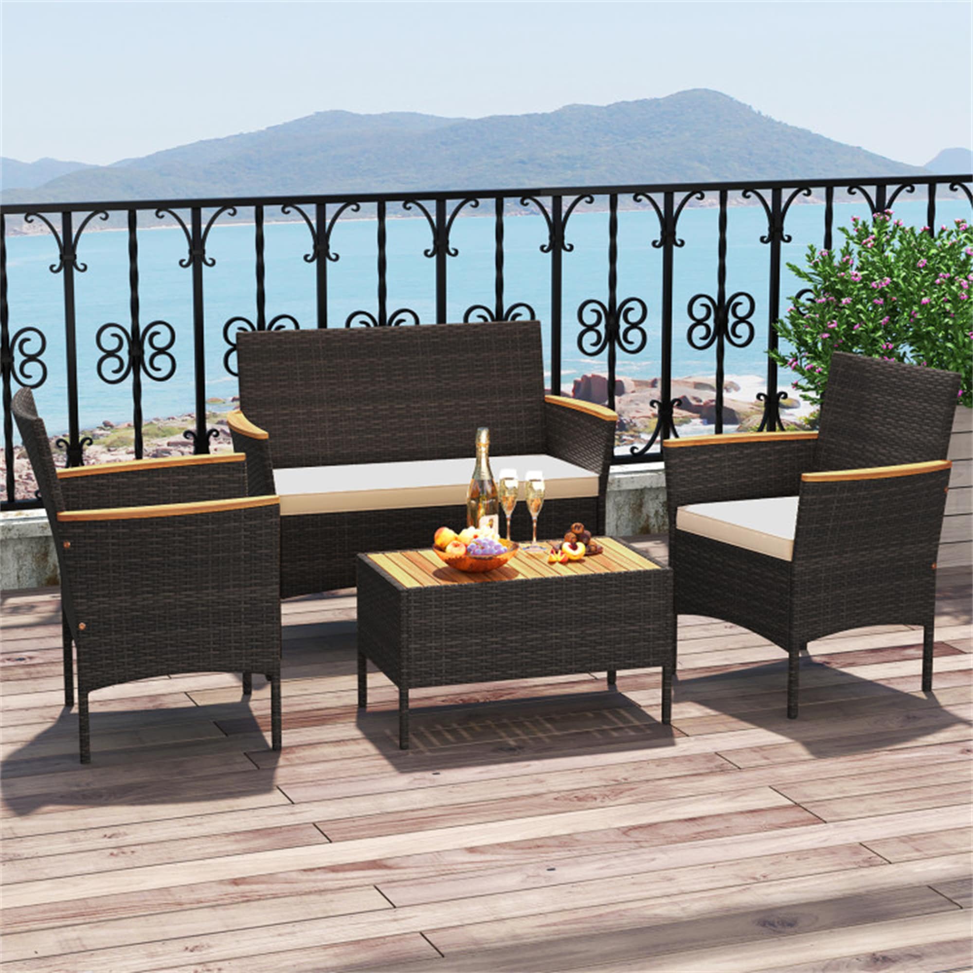 BABOOM BOM-71914BN-OR Patio-Conversation-Sets - View #2
