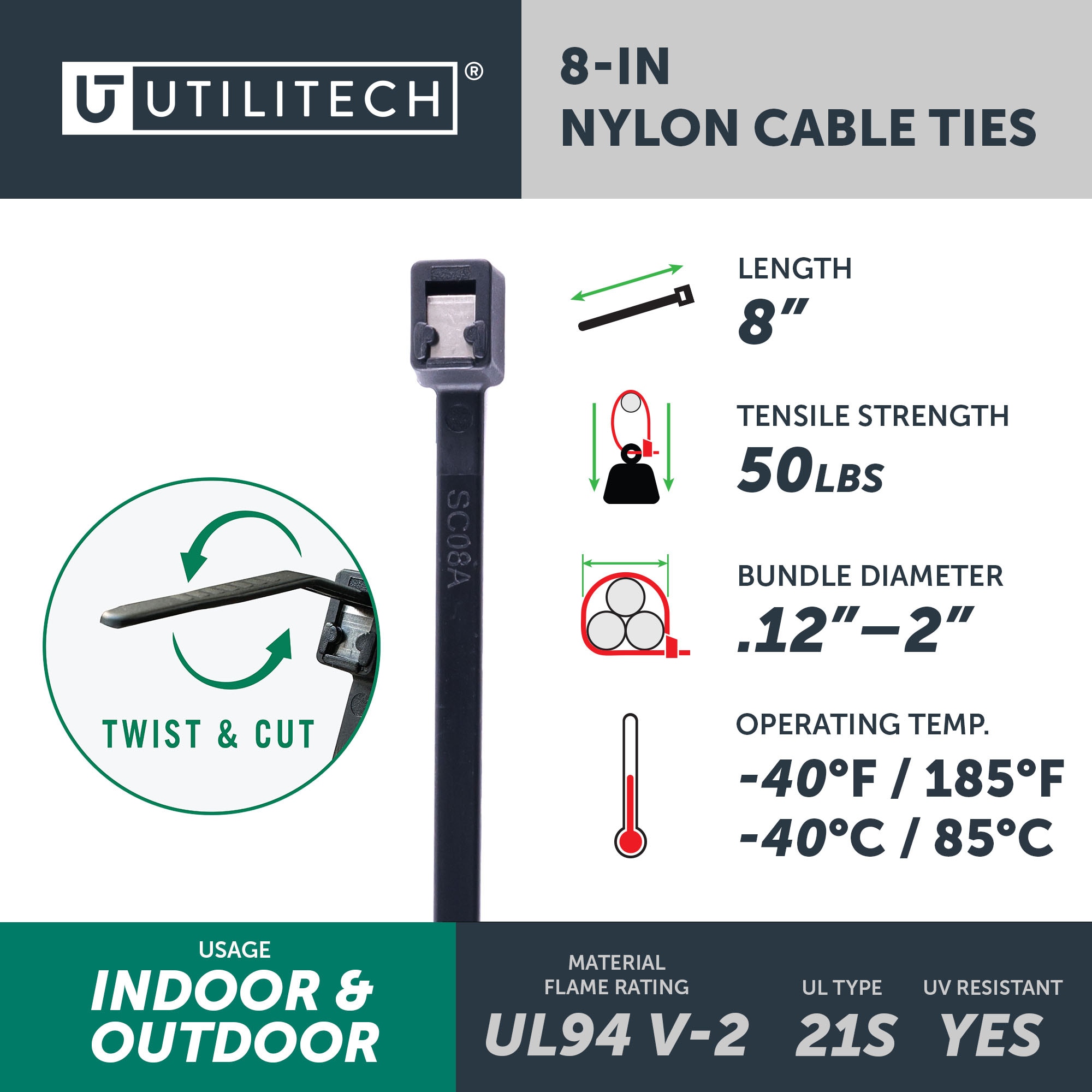 Utilitech SGY-CT136 Cable-Ties - View #3