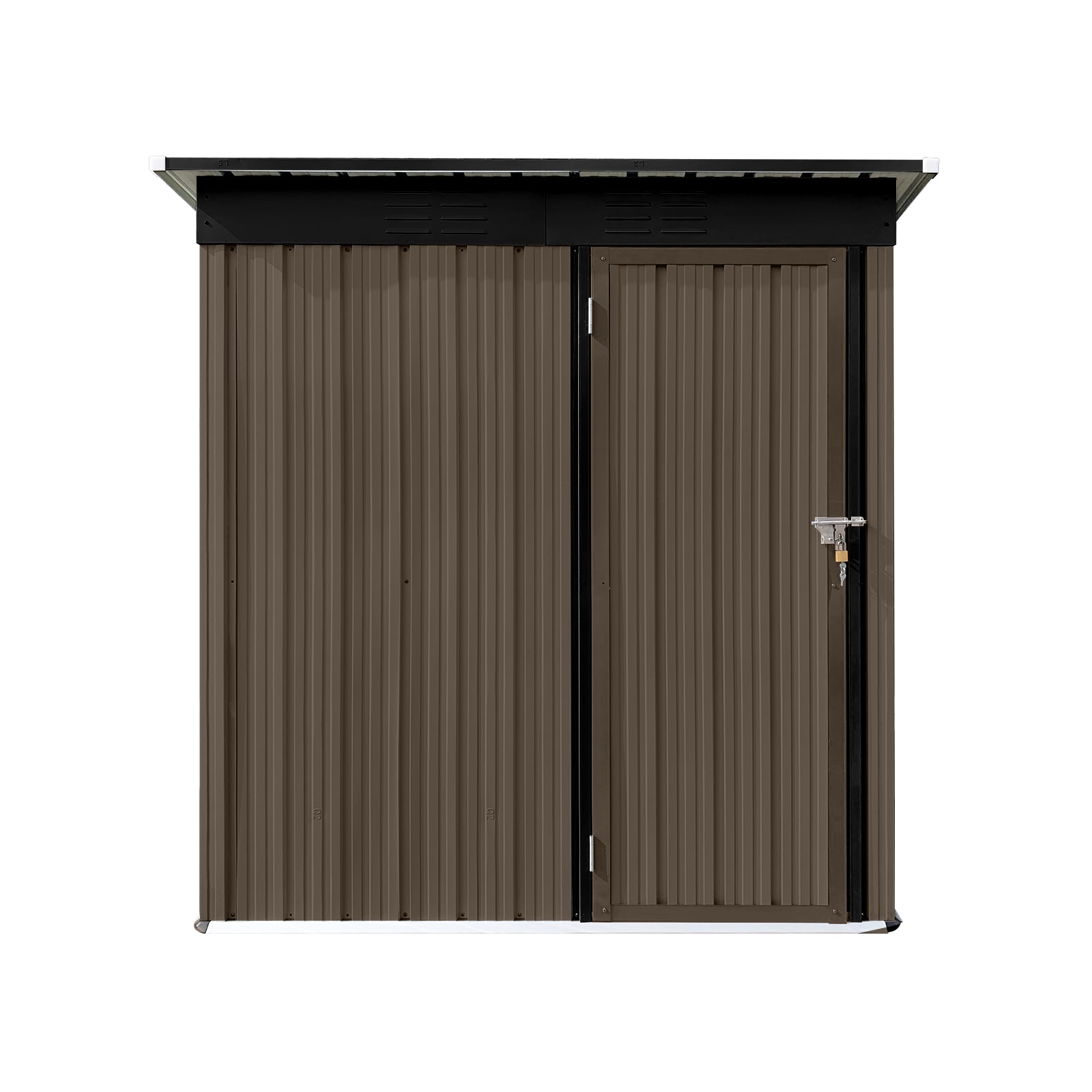 Clihome CL-SS13462 4-Feet x 5-Feet Galvanized steel Storage Shed