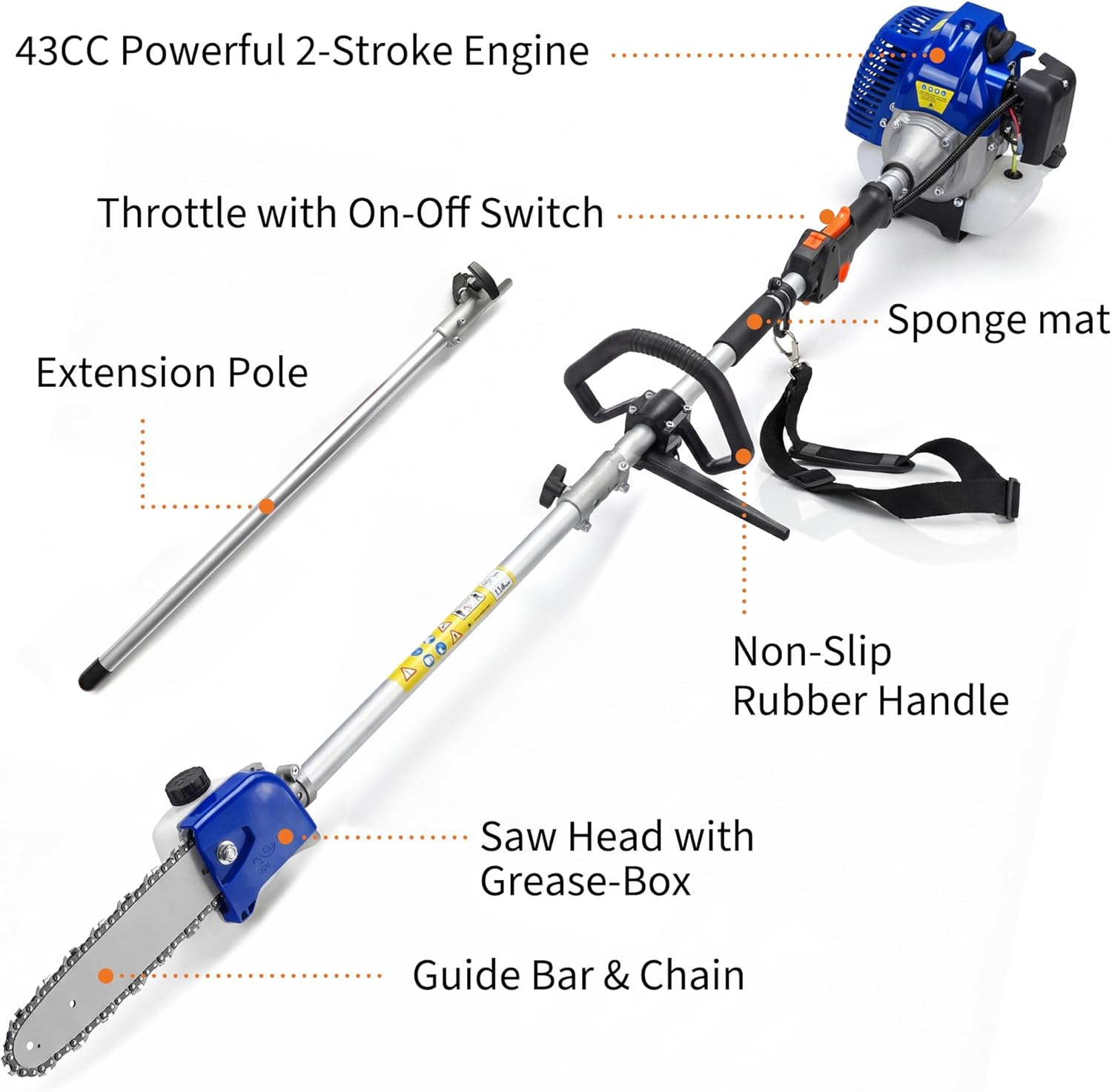 IdealHouse YF-PPG-348Q6IV9 Cordless-Pole-Saw - View #4