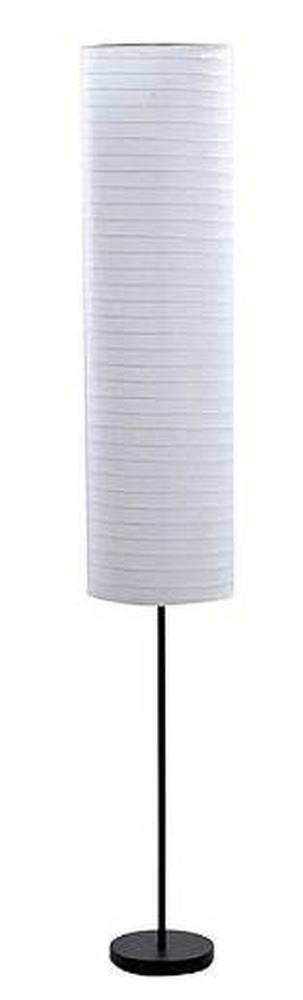 Portfolio 70 In Black Stick Floor Lamp, Rice Paper Shade Floor Lamp