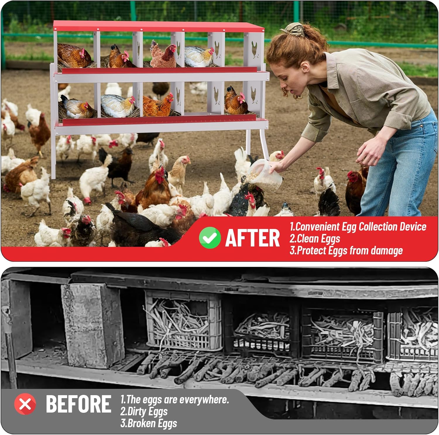 Qeetex GGL-PHO-348SF9XM Chicken-Coops-Rabbit-Hutches - View #4