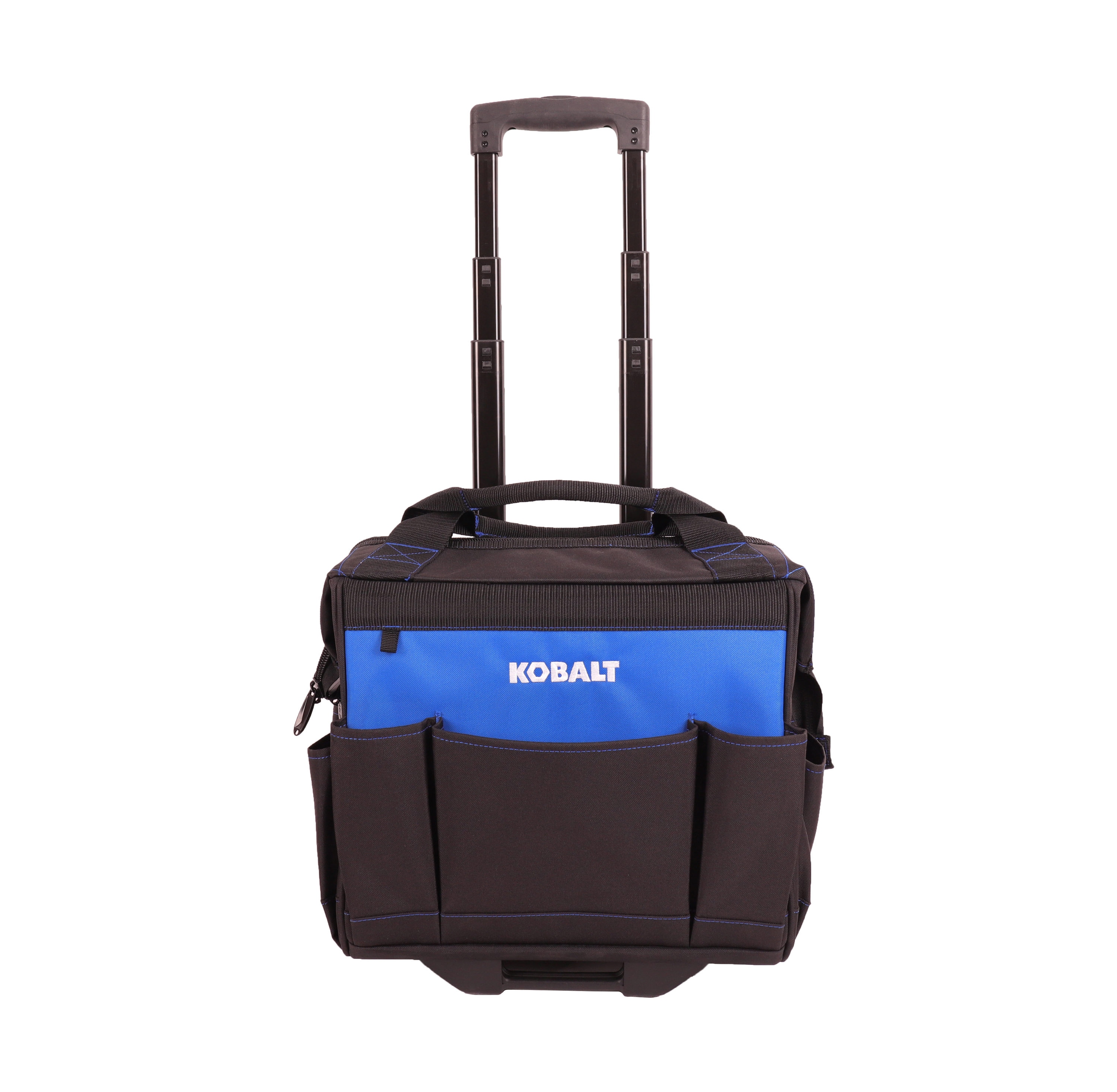 Kobalt Blue Black Polyester 14-in Rolling Tool Bag in the Tool