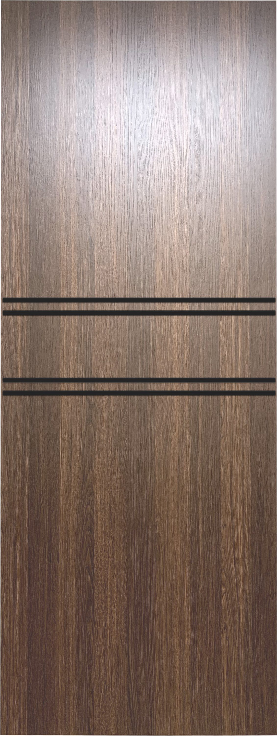 Valusso Design VD123843 Key-west 30-in x 80-in Whiskey Oak Flush Textured Solid core Prefinished Pine Wood Slab Door