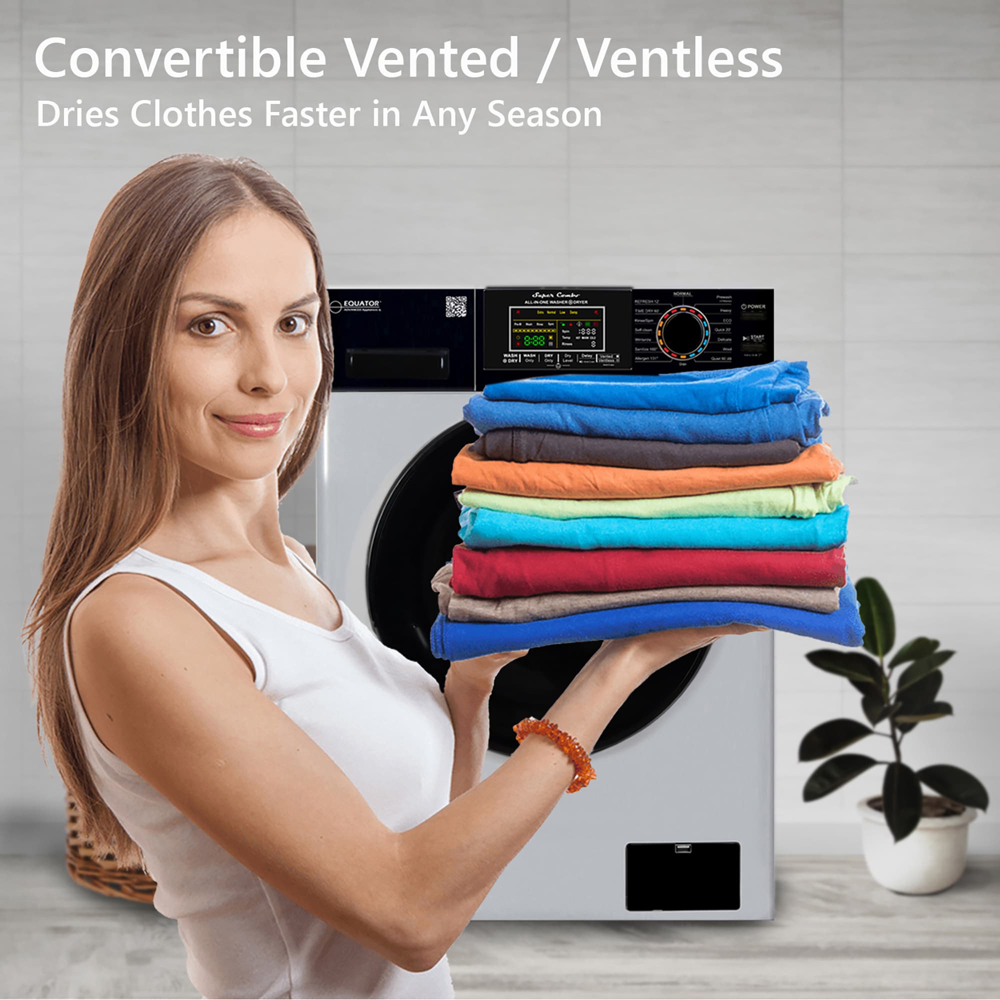 Equator Advanced Appliances EZ 5500 CV S/B Combination-Washers-Dryers - View #16