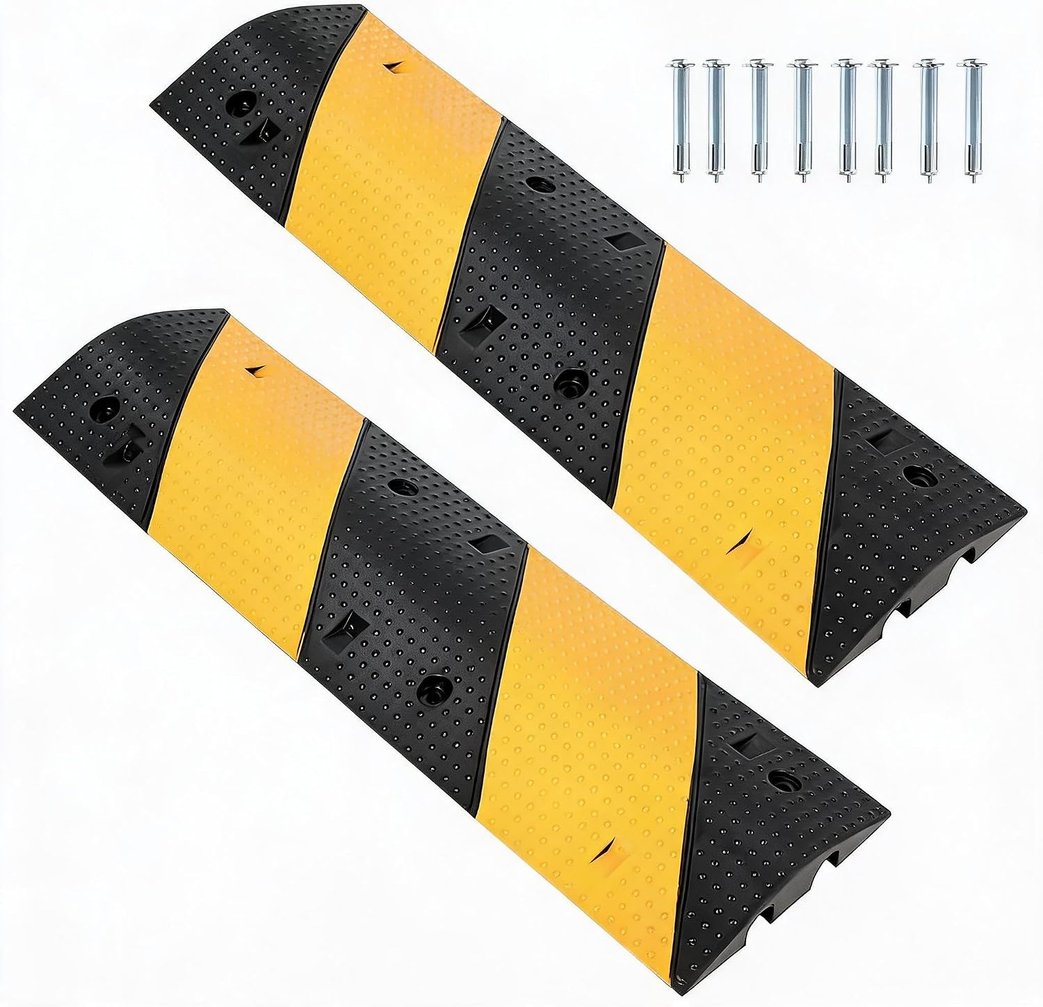 GAOMON 1 Pack 3.3 Ft Speed Bump 22000 lbs Capacity Reflective Cable Protector for Driveway #CQC-YH6CEV-RW09