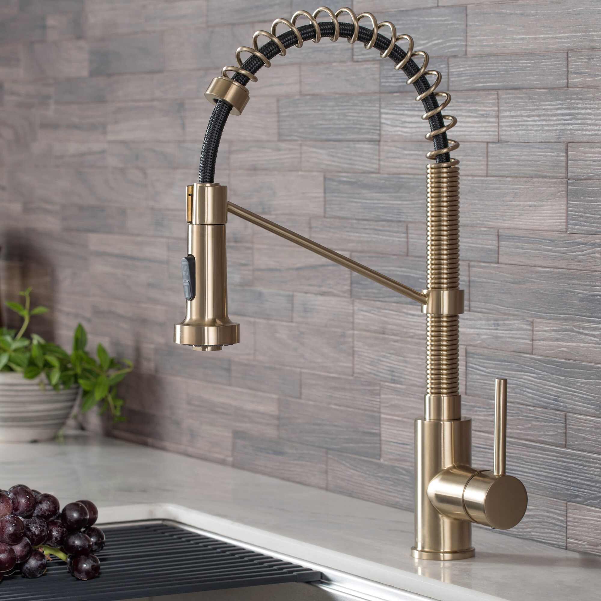 Kraus Gold Kitchen Faucets at Lowes.com