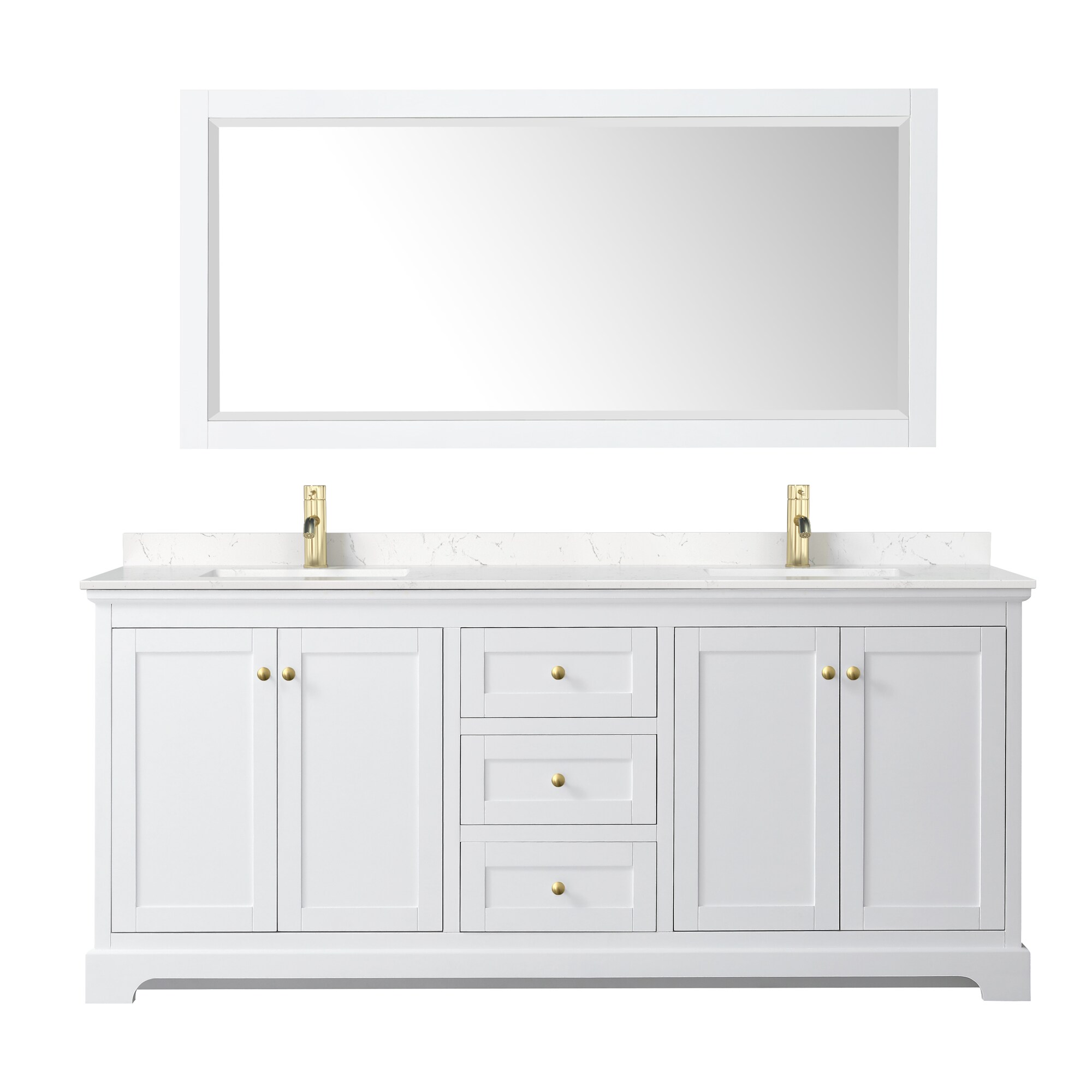 Wyndham Collection WCV232380DWGC2UNSMXX Bath-Vanity-Combo - View #2