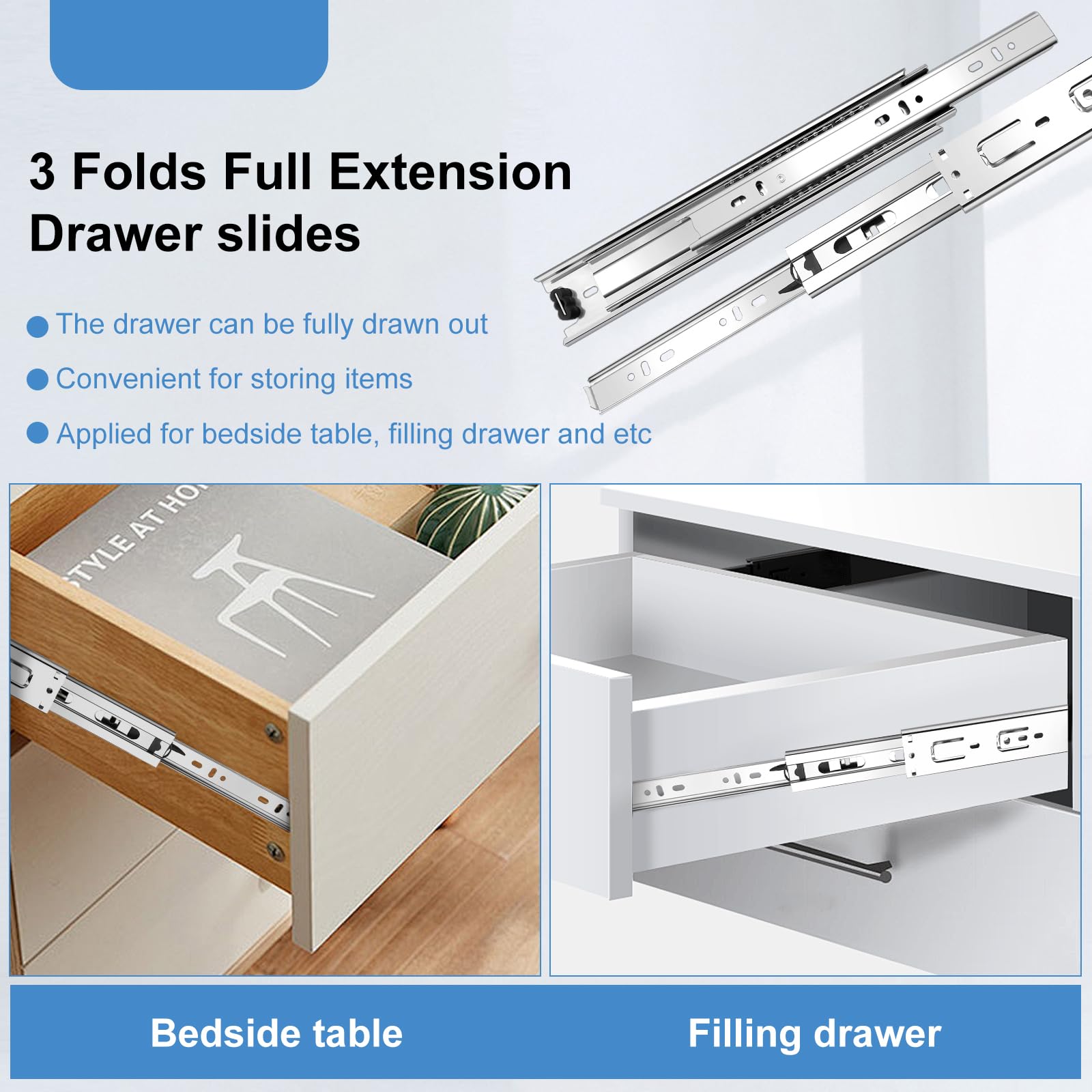 SenQWFa LDC0813Q455 Drawer-Slides - View #6