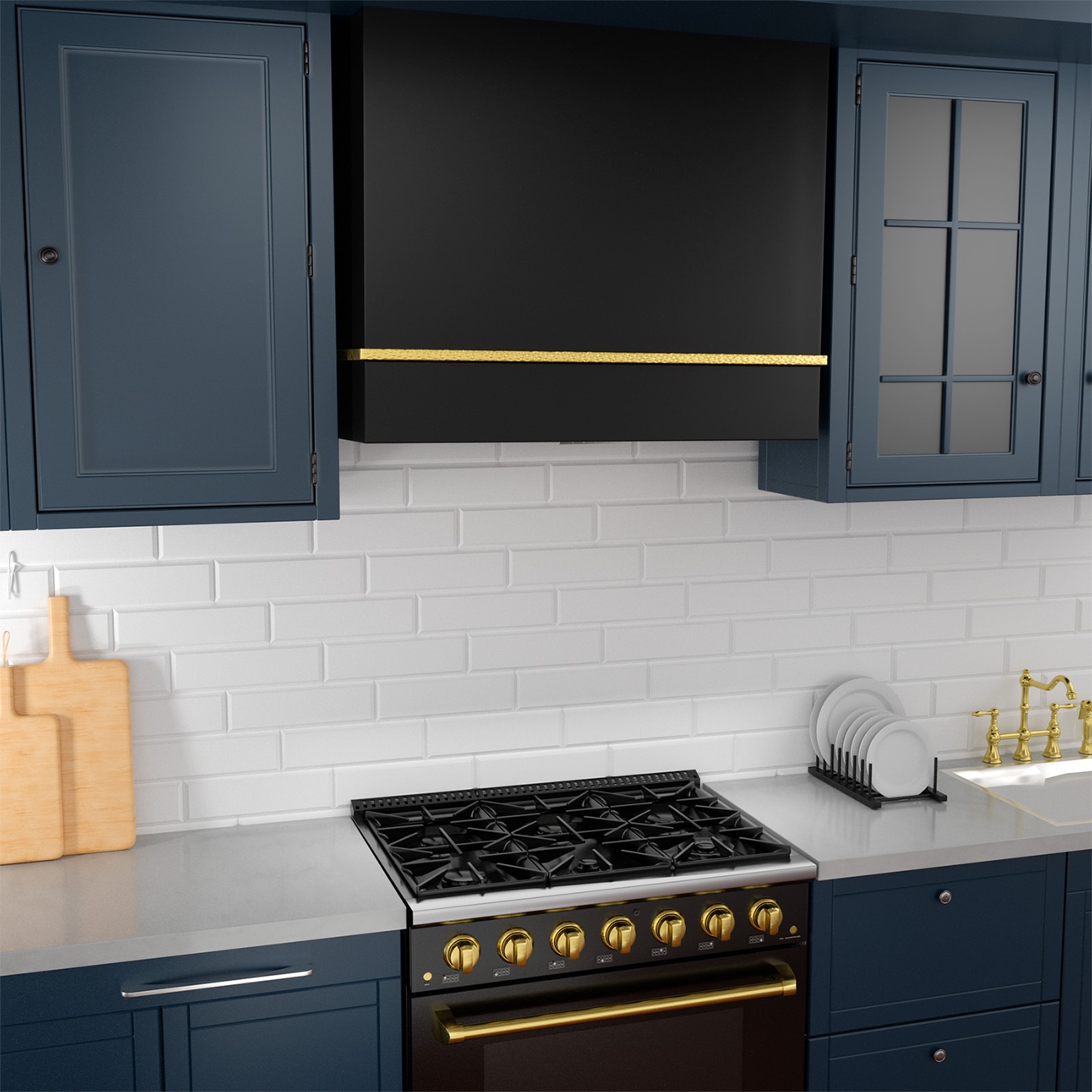 Akicon AK-HS36HA-JBG Wall-Mounted-Range-Hoods - View #6