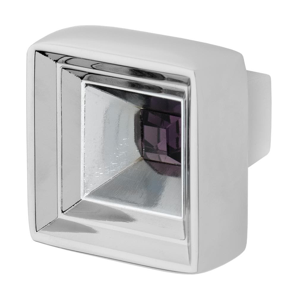 Wisdom Stone 4221CH-PU Hidden Treasure Polished Chrome Square Cabinet Knob