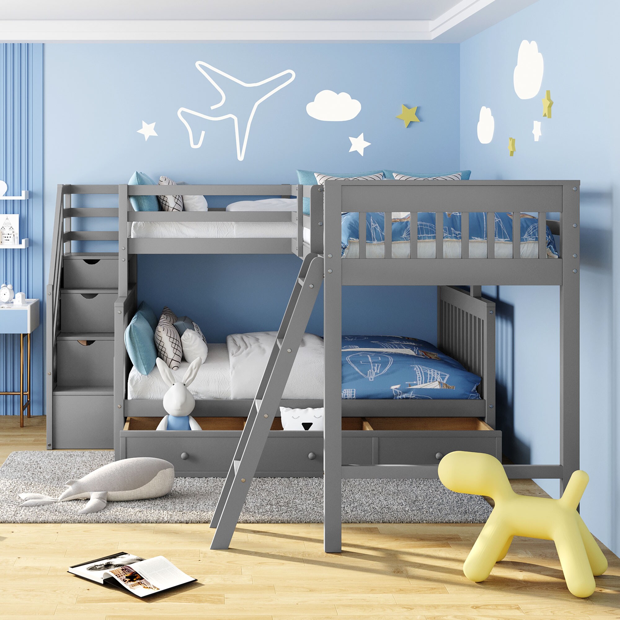 Qualler BLK000810E Bunk-Beds - View #2