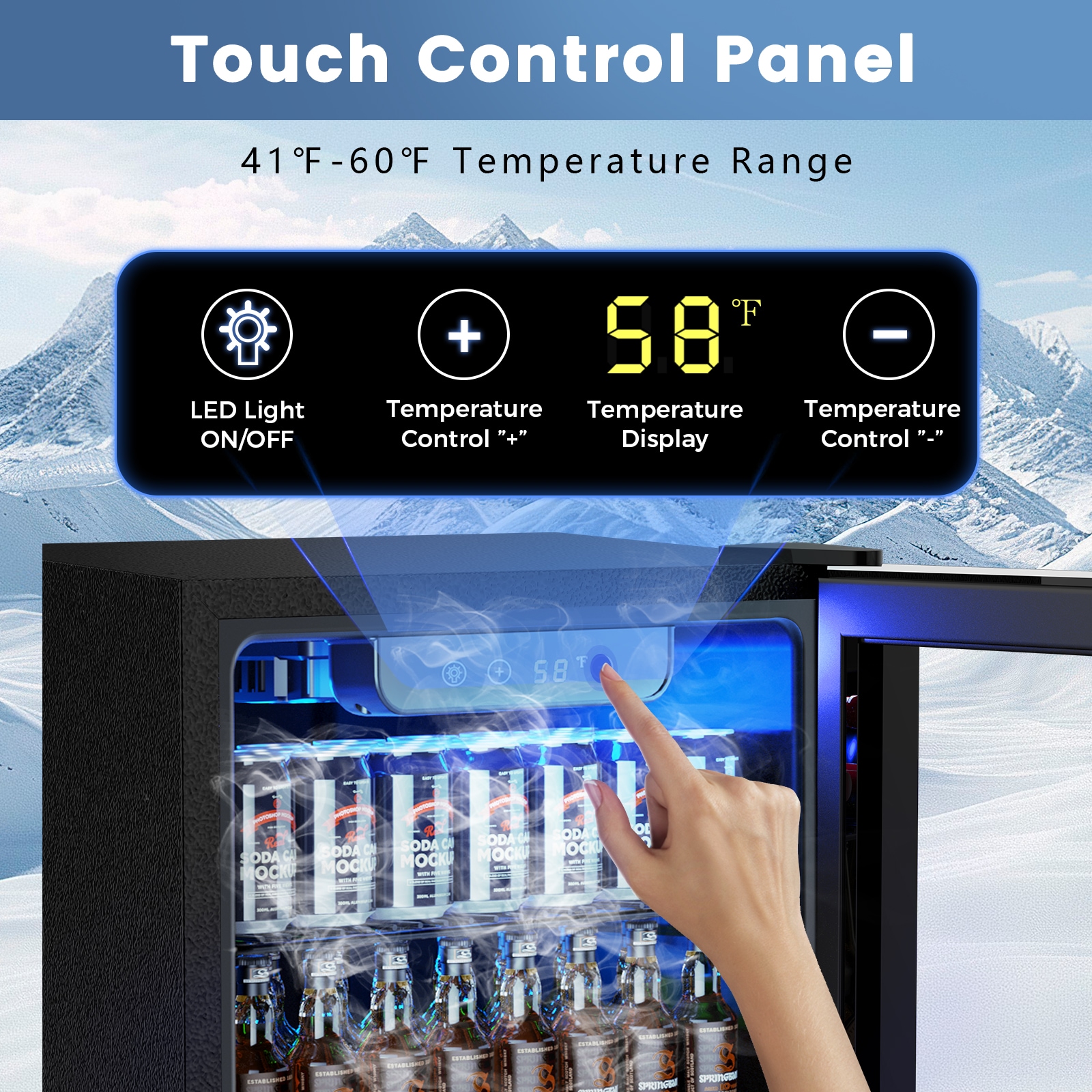 COWSAR W5899SBH Wine-Chillers - View #3