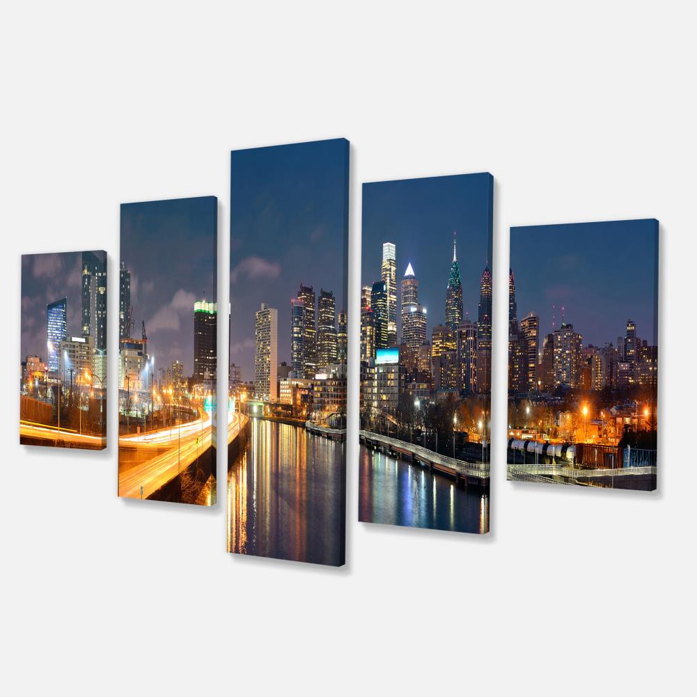 Designart 32-in H x 60-in W Landscape Print on Canvas in the Wall Art ...