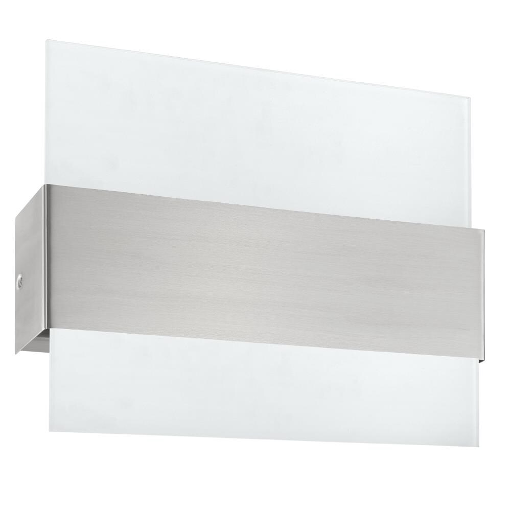 EGLO 204077A Nikita LED 1-Light Matte Nickel LED Flush Mount Light ENERGY STAR