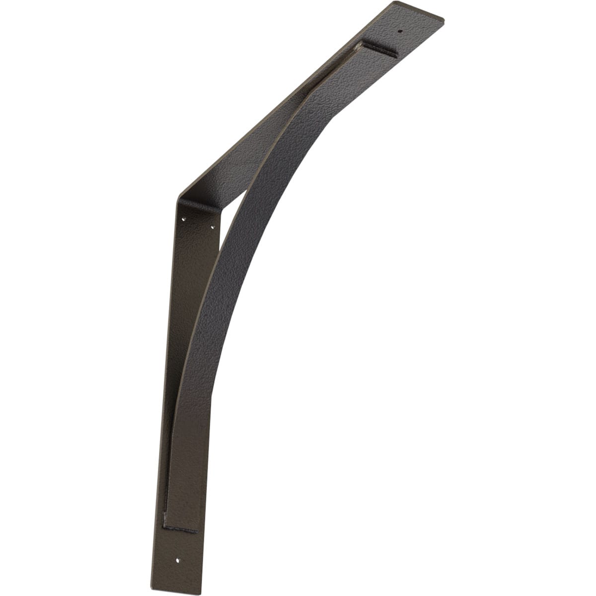 Ekena Millwork BKTM03X24X24MOHDB Morris Morris 24-in x 3-in x 24-in Bronze Steel Mounting bracket