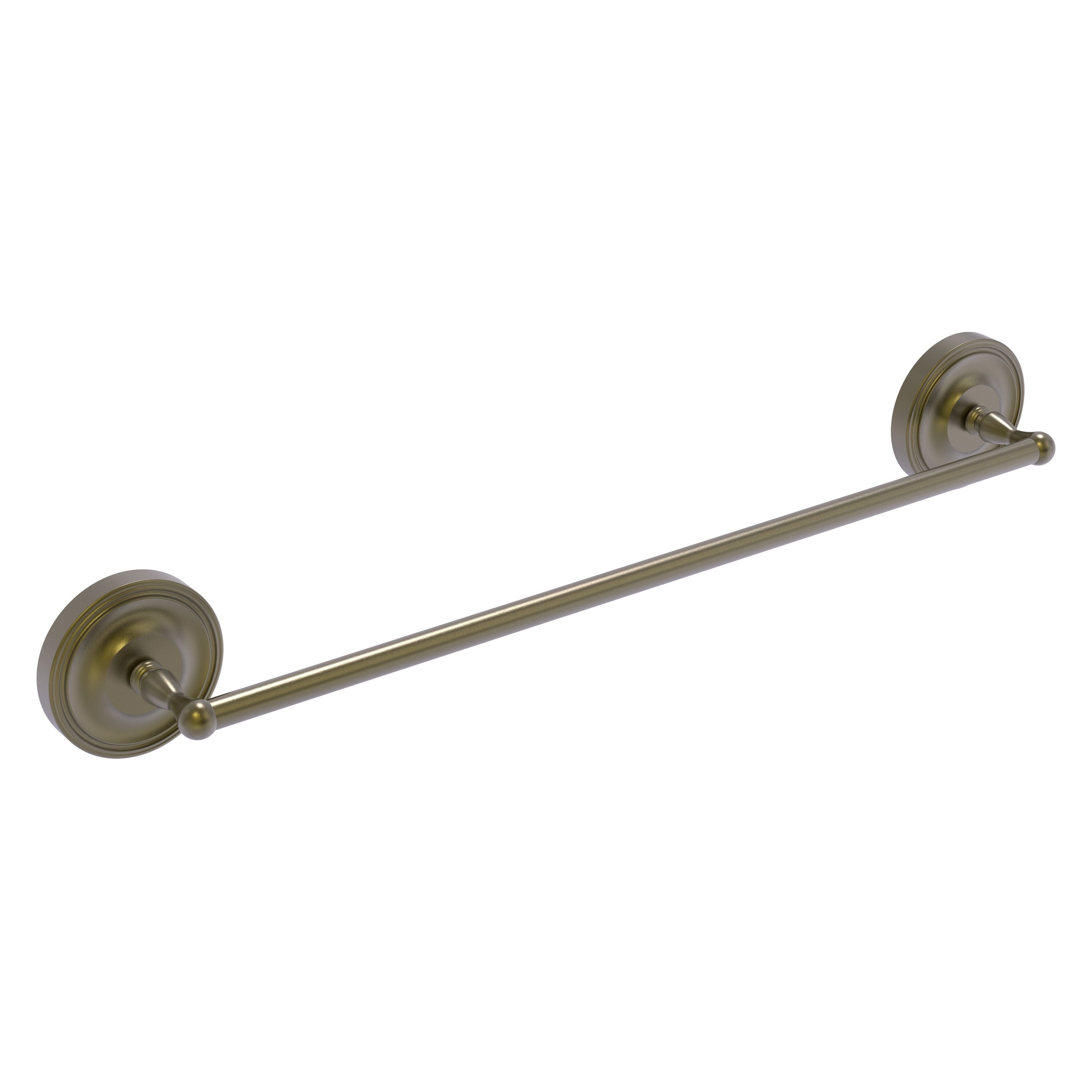 Allied Brass R-31/24-ABR Regal 24-in Antique Brass Wall mount Single Towel Bar