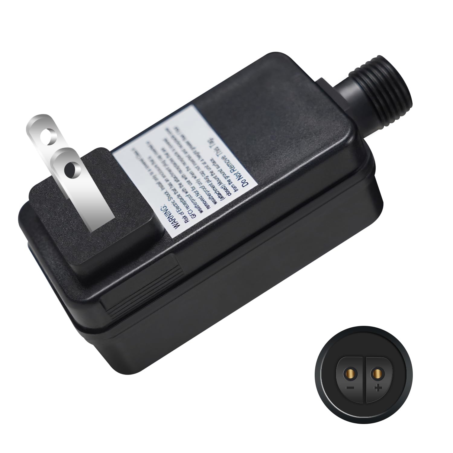 Adrinfly  12V 1A 12W Class 2 Power Supply Outdoor Low Voltage Adapter for LED String Lights Rope Lights Yard Inflatable Devices IP44 UL Listed