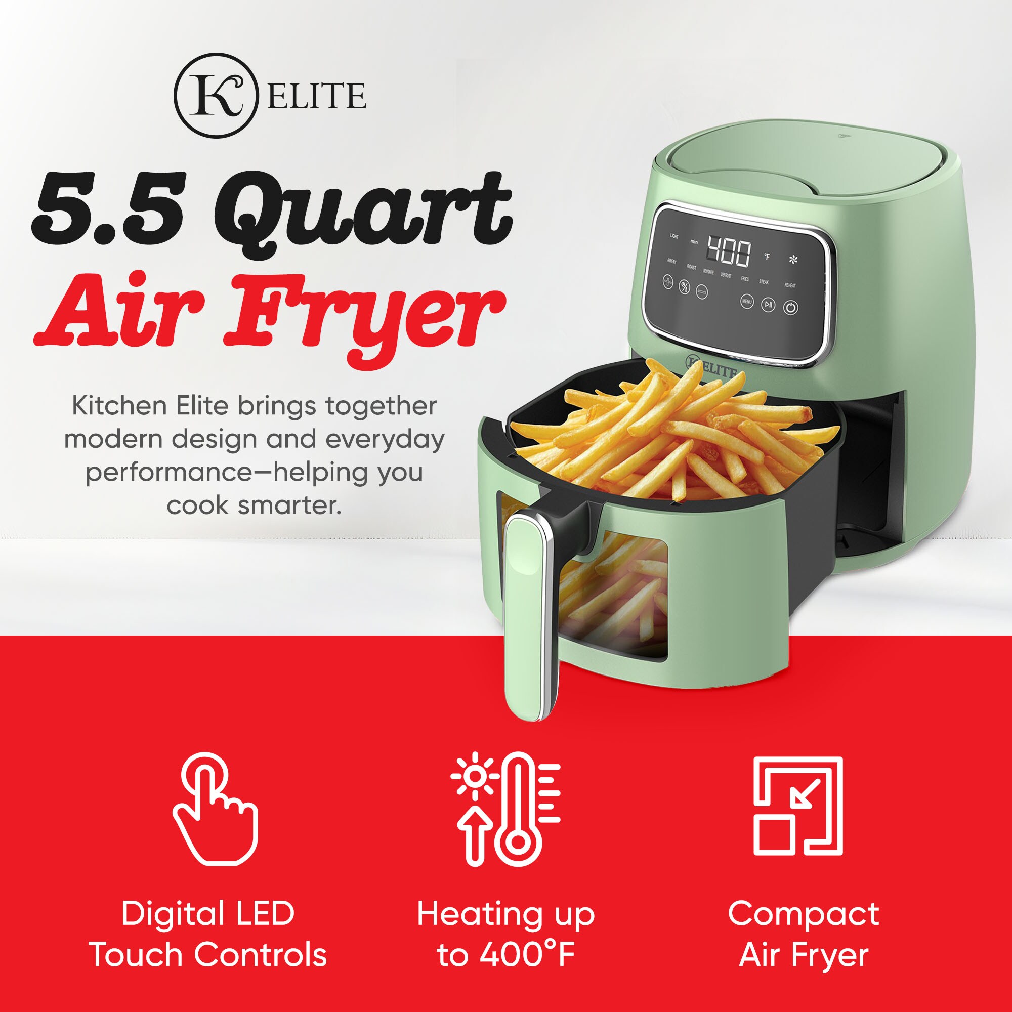 Kitchen Elite KE-AF550GR b050573 - View #2