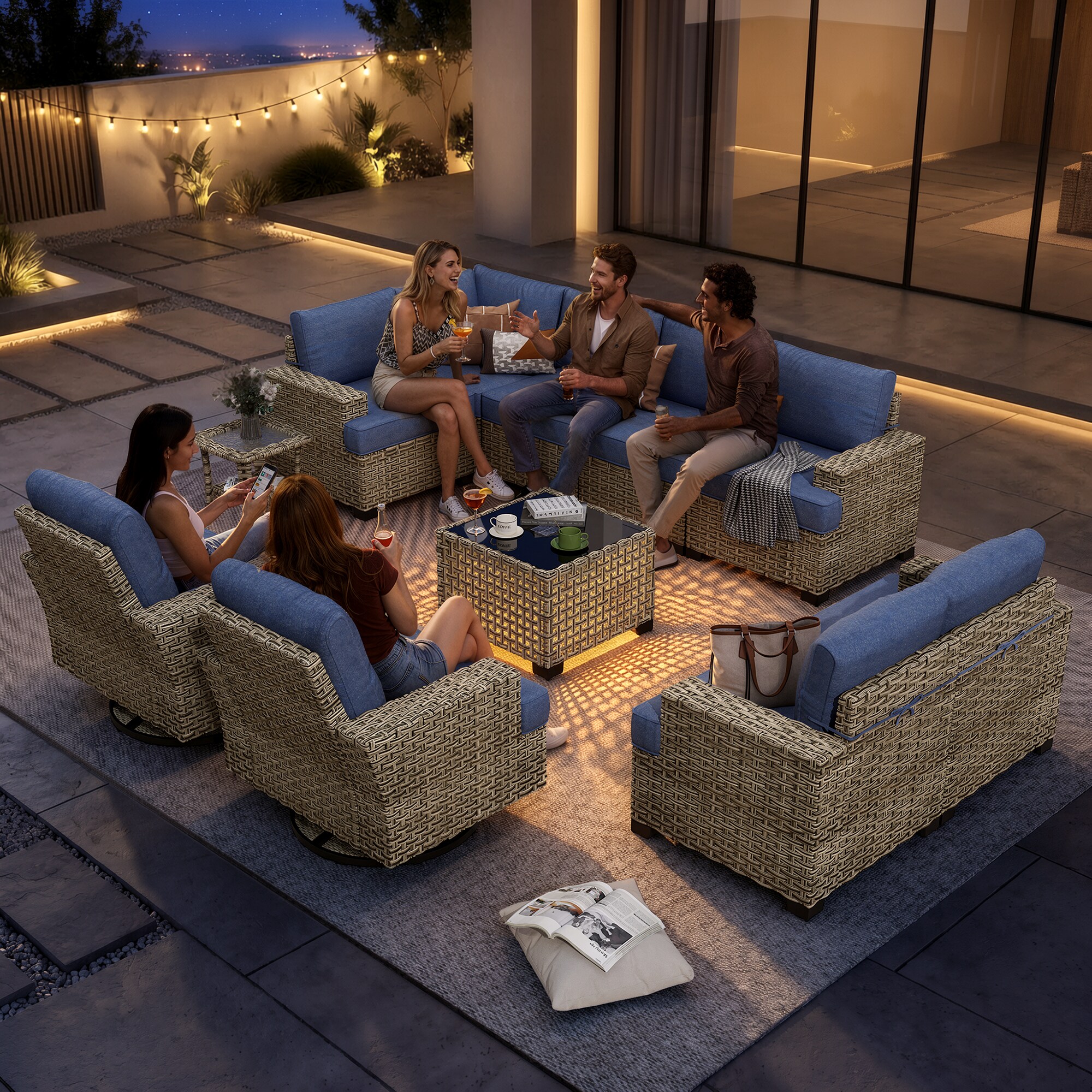 Pouuin CFP-STB309 Patio-Sofas-Daybeds - View #2