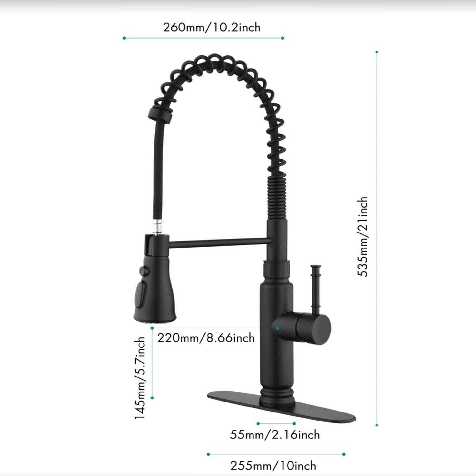 Vorene J-HJQBL7MD9Y1P Kitchen-Faucets - View #7