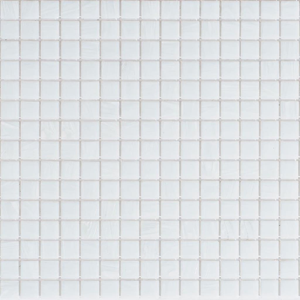 Apollo Tile APLST88WH117A Celestial Cool Mint White 12-in x 12-in Glossy Glass Mosaic Floor and Wall Tile (20-sq. ft/ Carton)