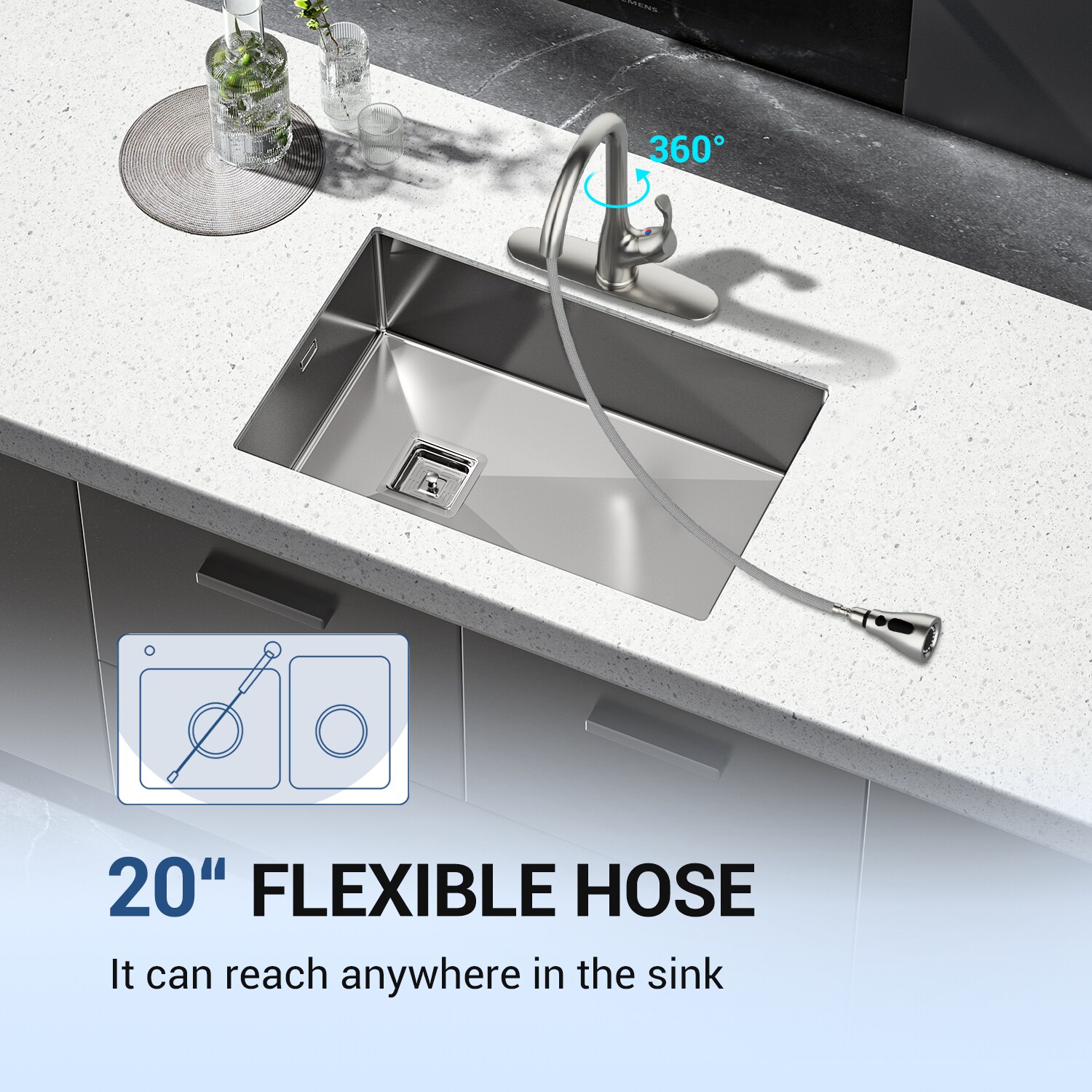 APPASO GG-K123-BN Kitchen-Faucets - View #5
