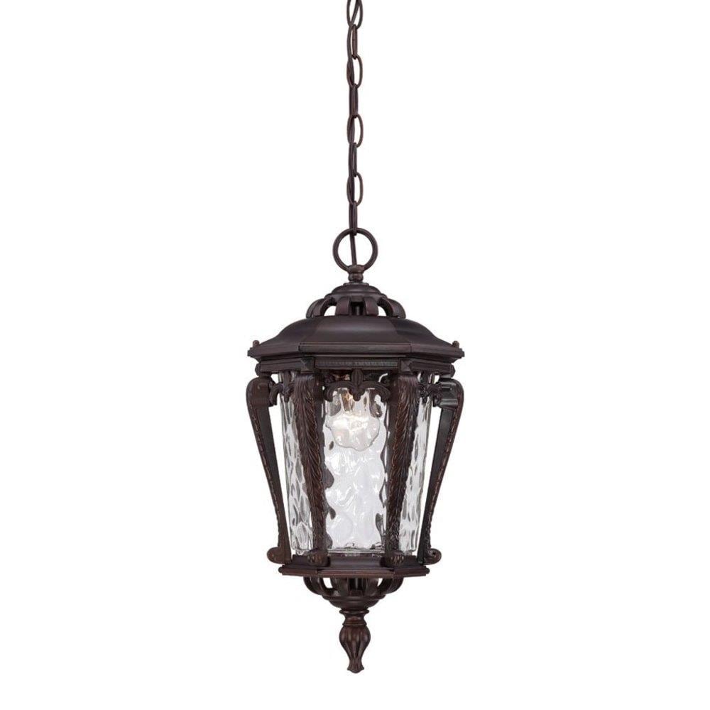 Acclaim Lighting Chateau Burled Walnut Traditional Beveled Glass ...