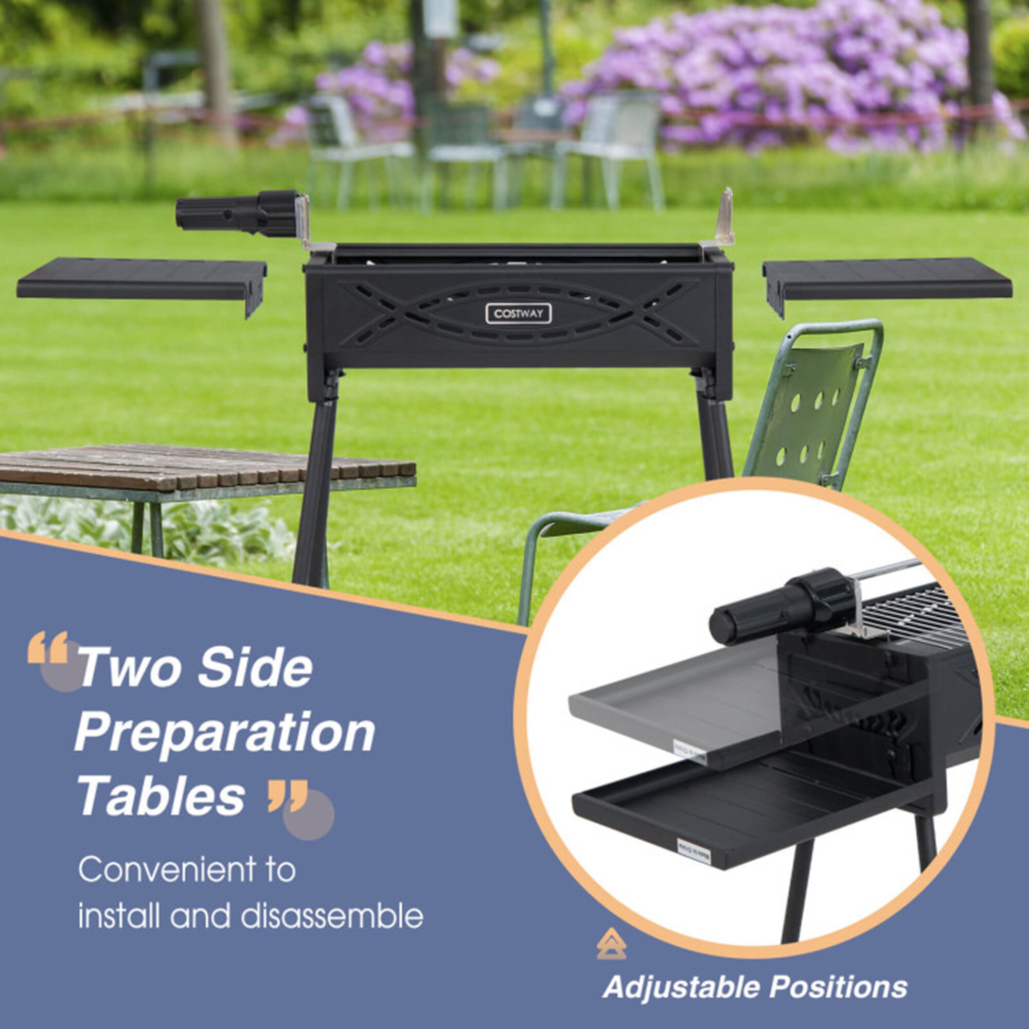 Mondawe MO679DK Charcoal-Grills - View #2