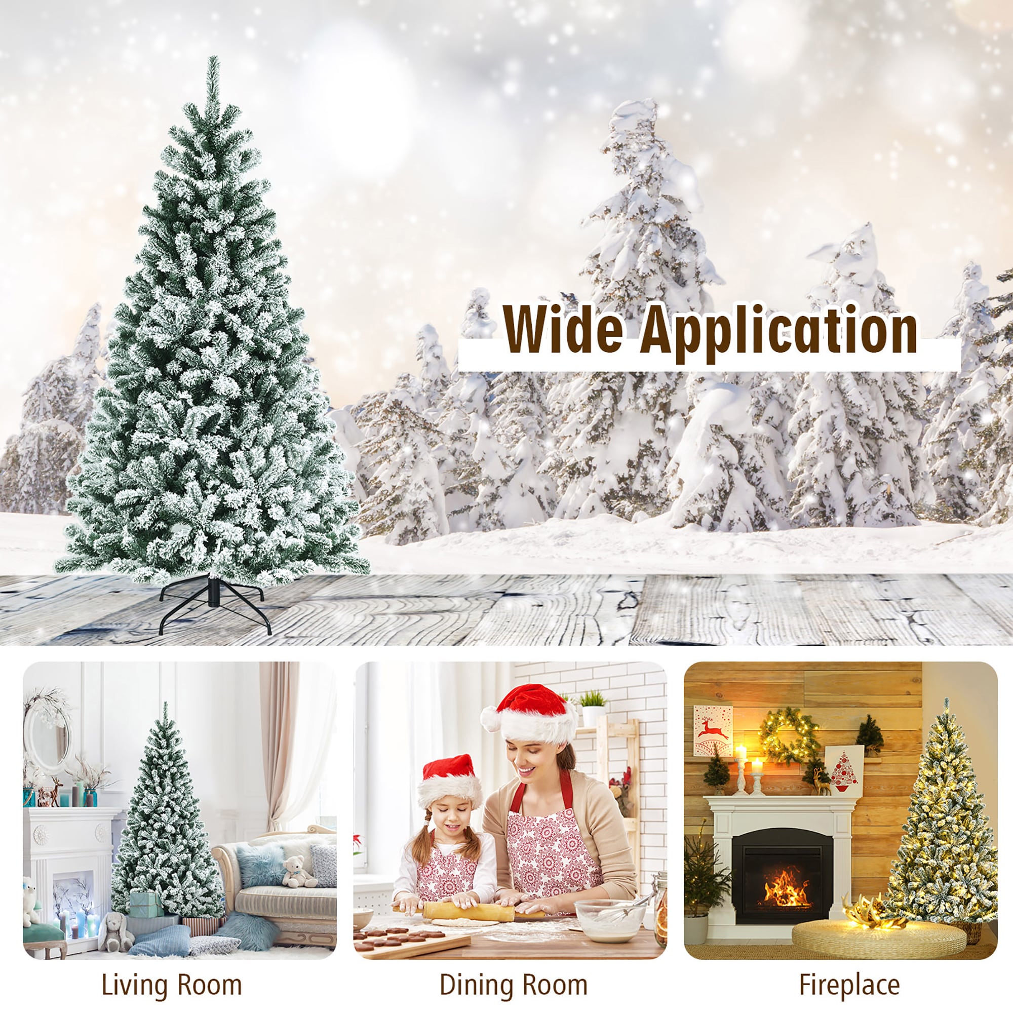 Costway CM23442US Artificial-Christmas-Trees - View #6