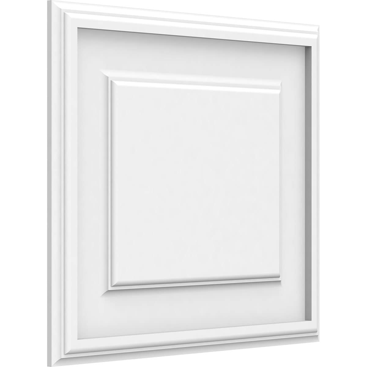 Ekena Millwork WALP16X14X062LEG 16-in x 14-in Smooth Paintable/Stainable White PVC Fretwork Wall Panel ( 1.55-sq ft )
