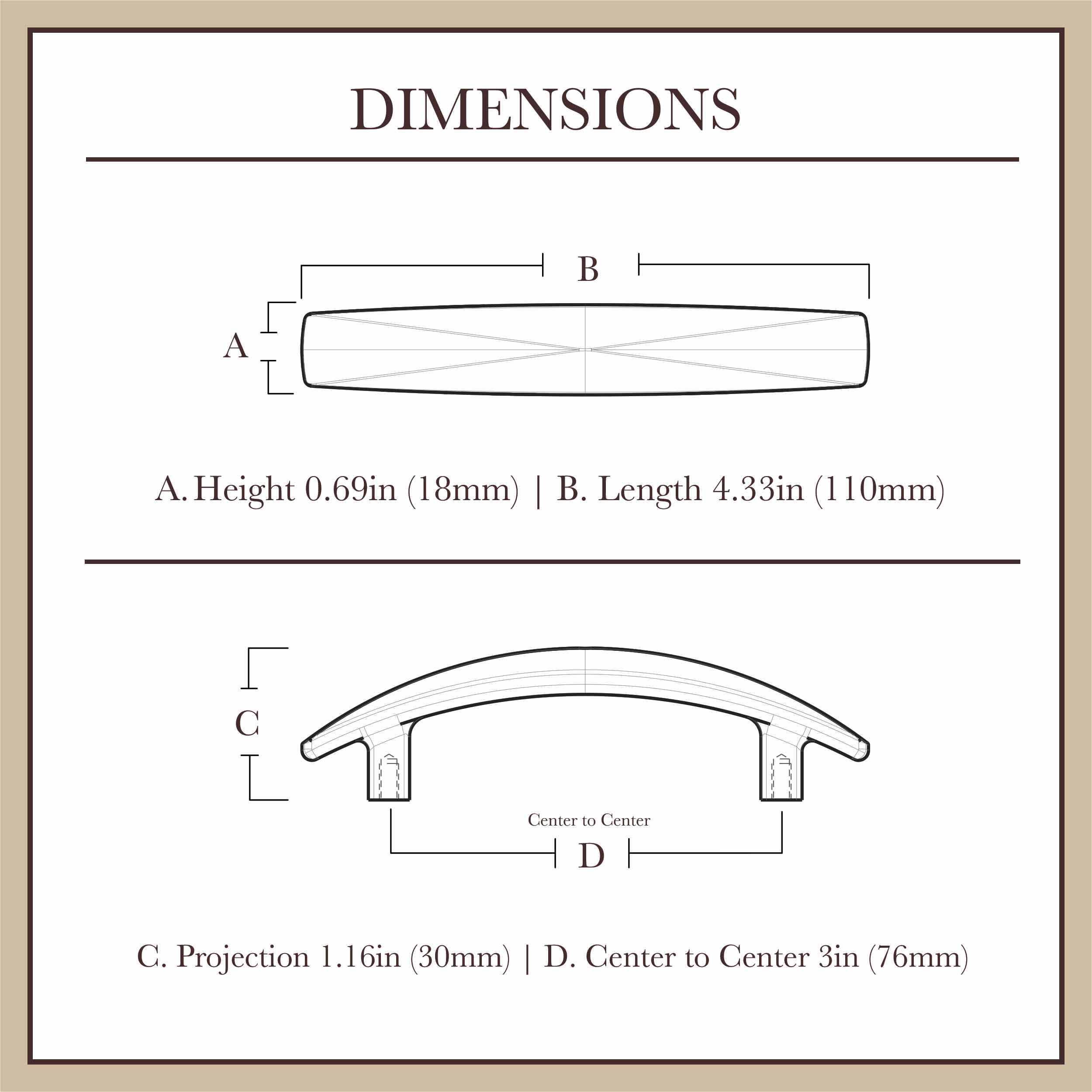 allen + roth P34958W-SN-CP Cabinet-Pulls - View #7