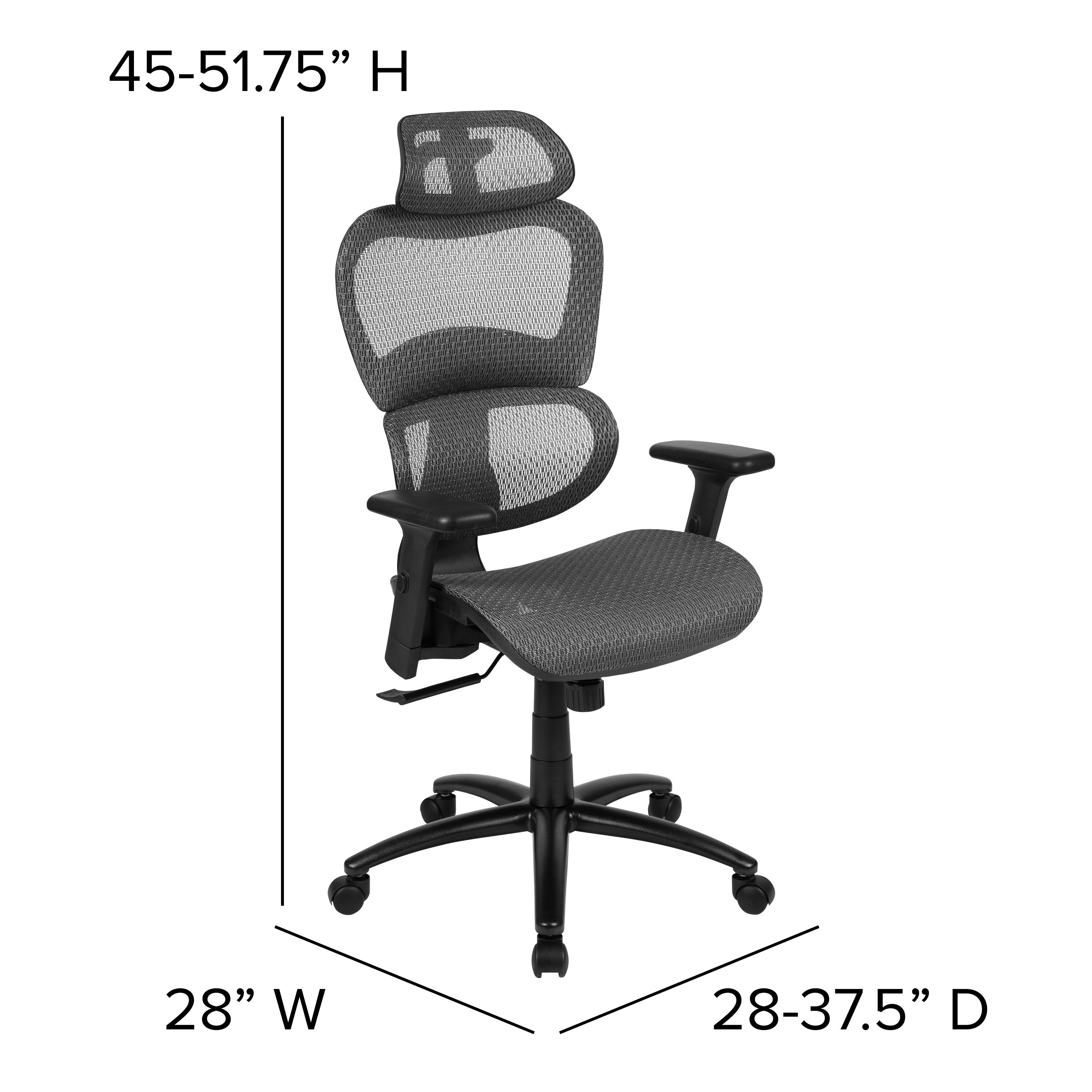 SOMEET Ergonomic Mesh Office Chair with Lumbar Support, High Back