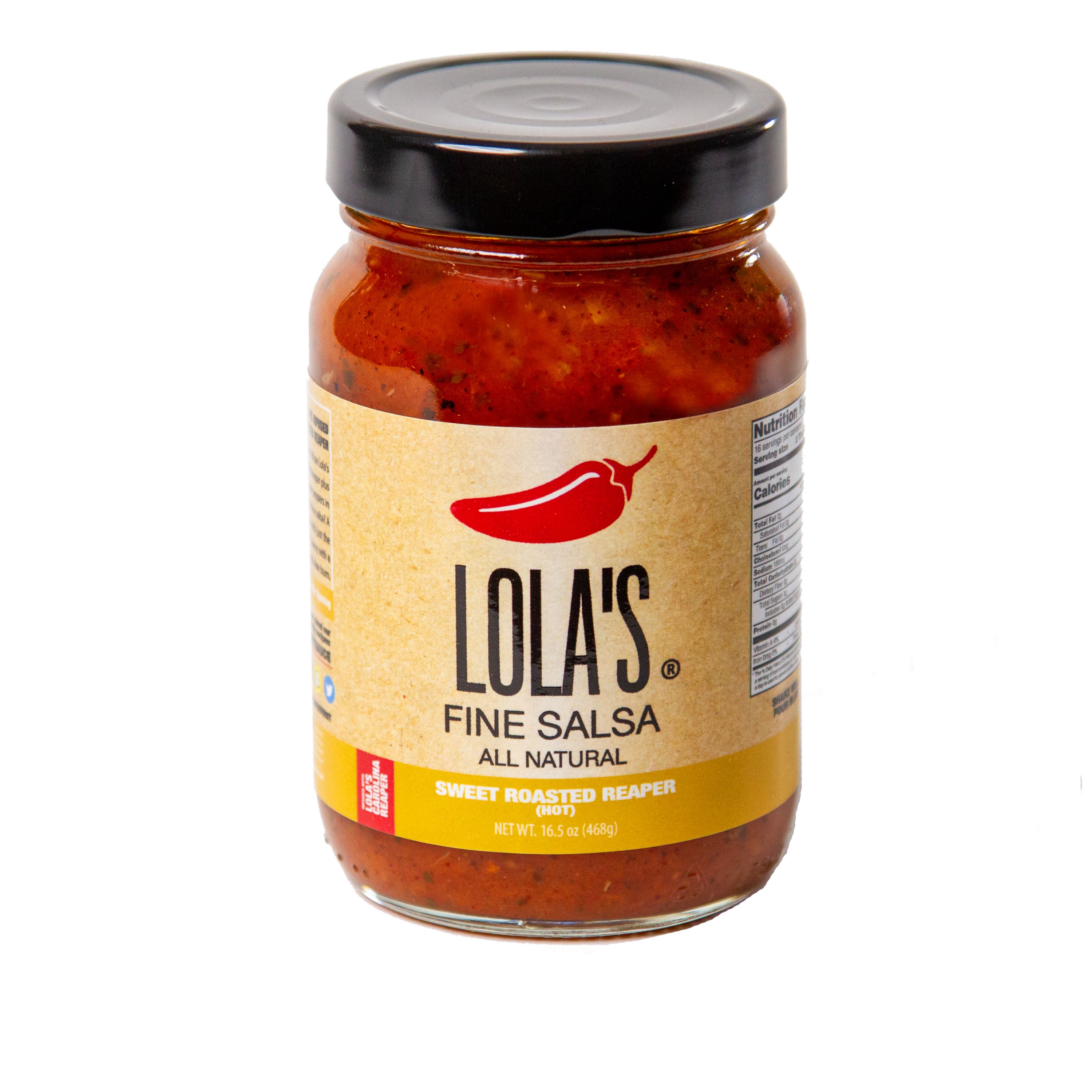 16-oz Sweet Roaster Reaper Salsa | - Lola's Fine Hot Sauce LOLA41