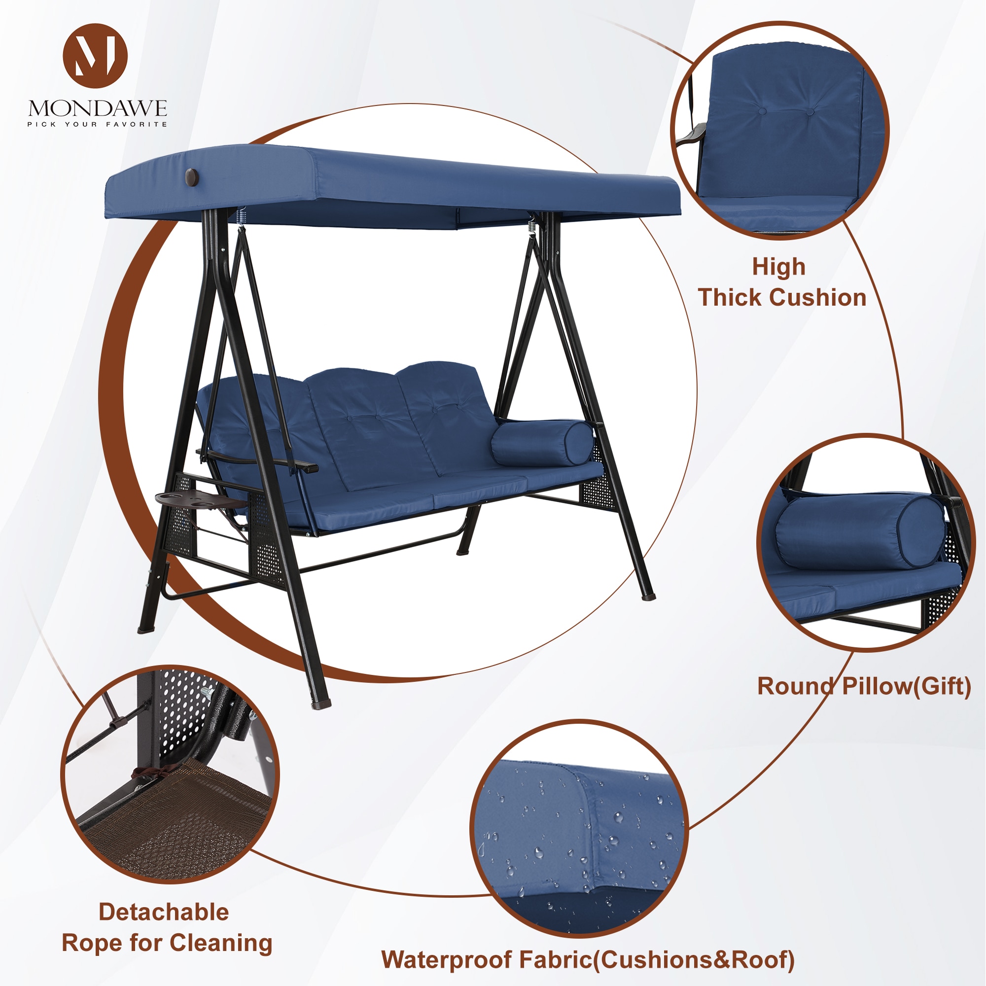 Mondawe MD-AB41419 Swing-Gliders - View #8