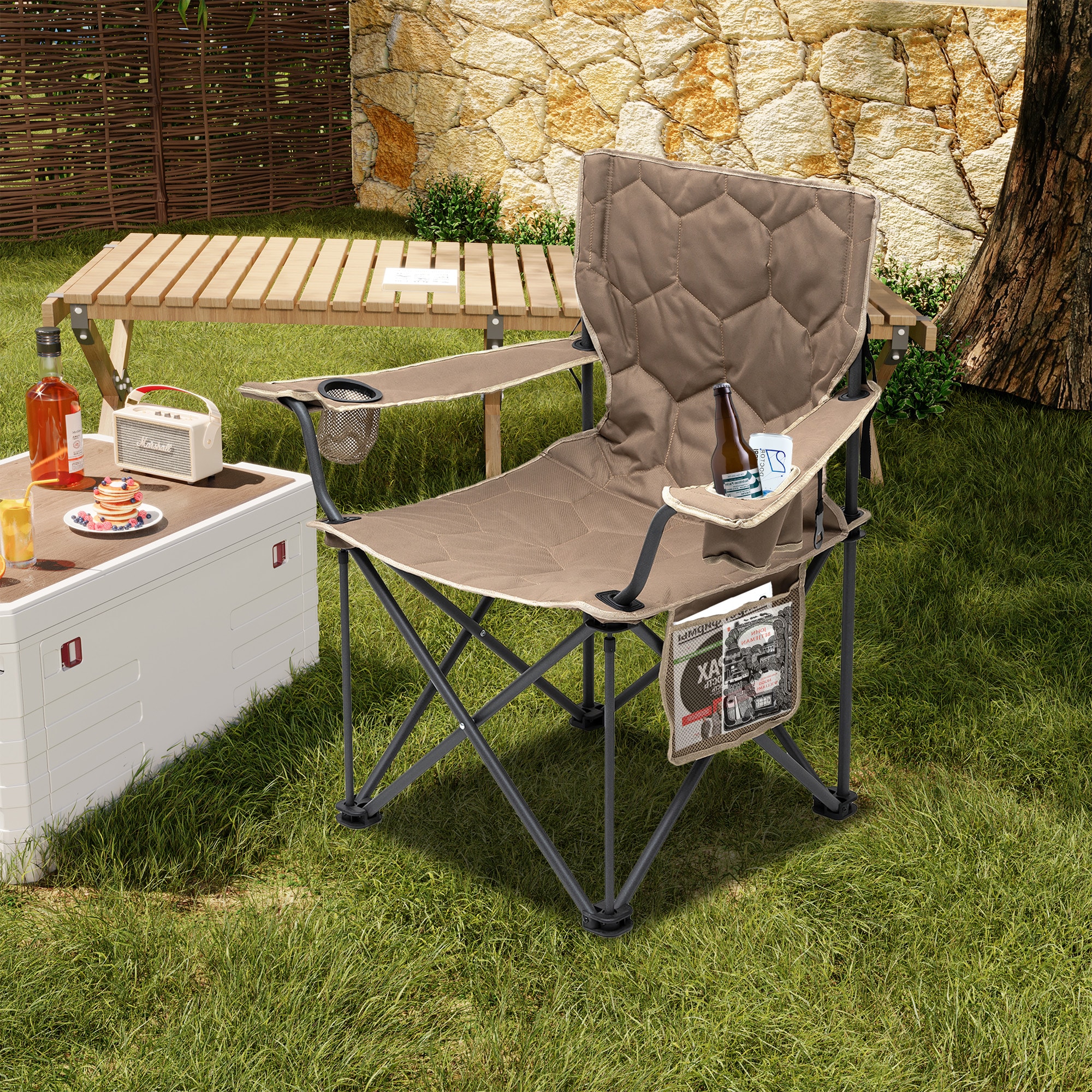 Clihome CL-CCAC2418BKA1 Beach-Camping-Chairs - View #3