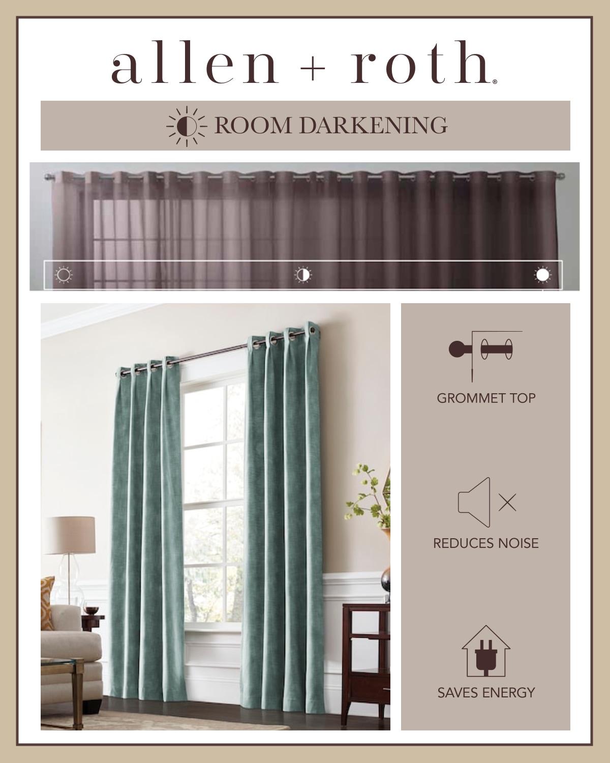 allen + roth X72635084ZBG curtains - View #10