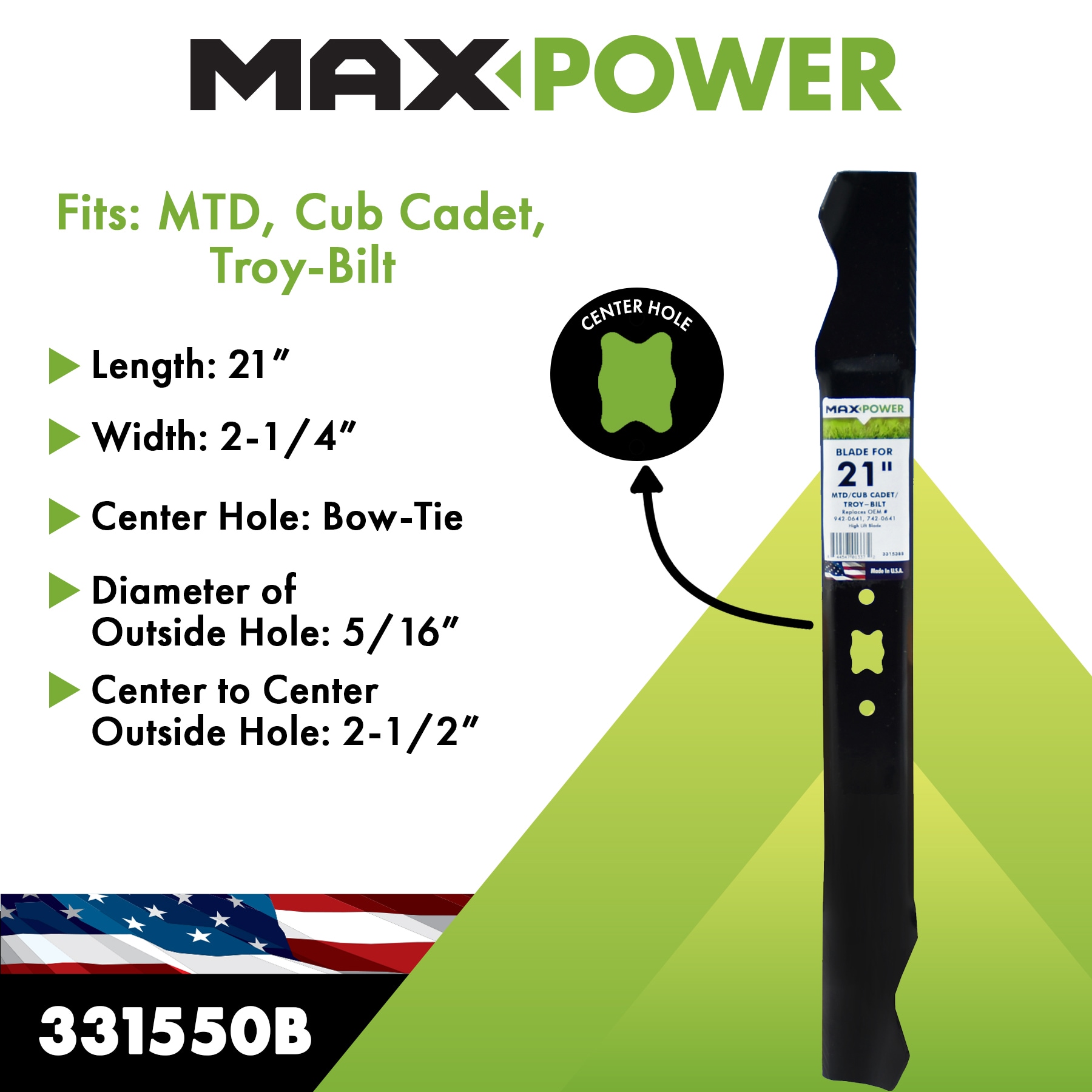 MaxPower 331550B Ope-Mower-Blades - View #2
