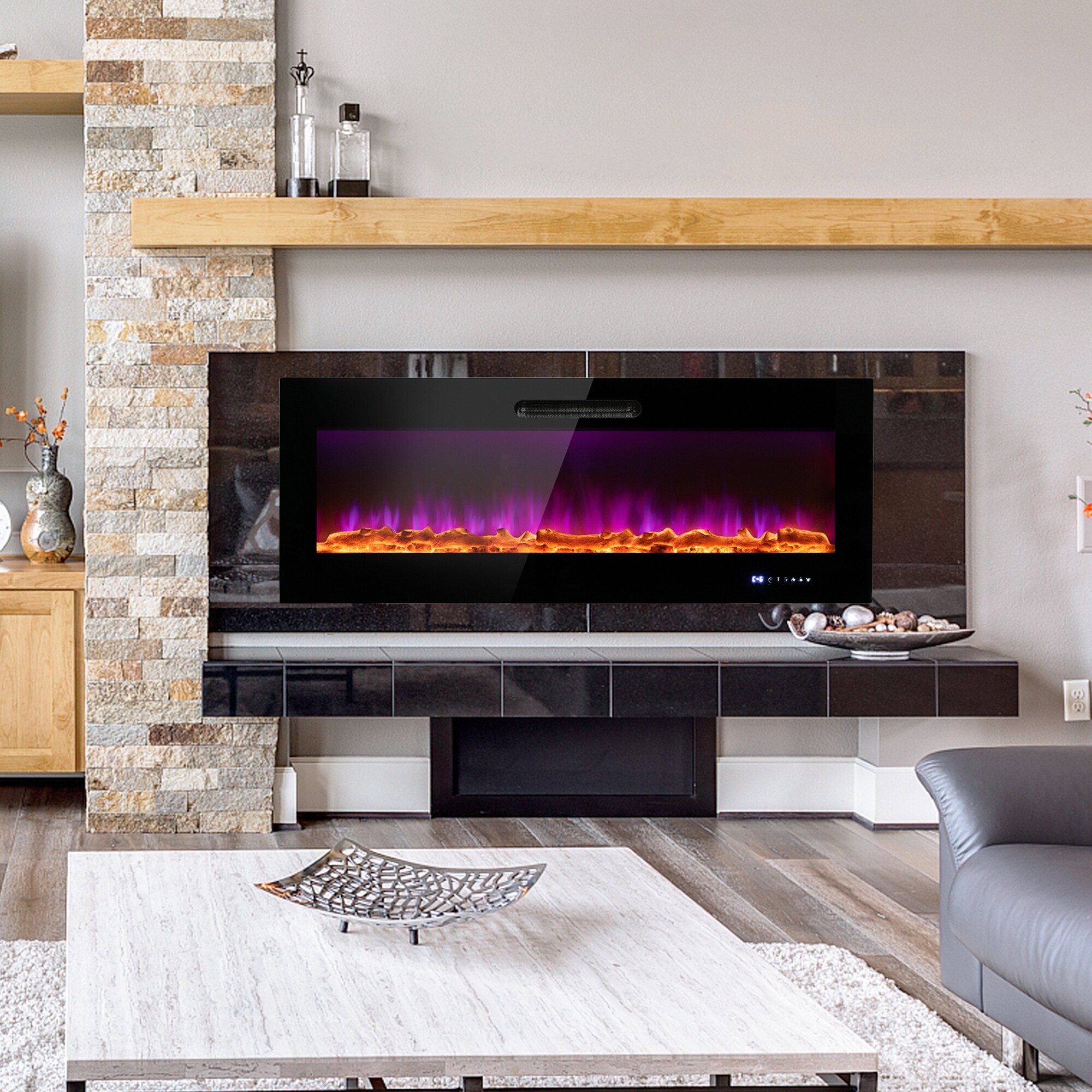 Dimakai DK-FP10131USDK Electric-Fireplaces - View #3