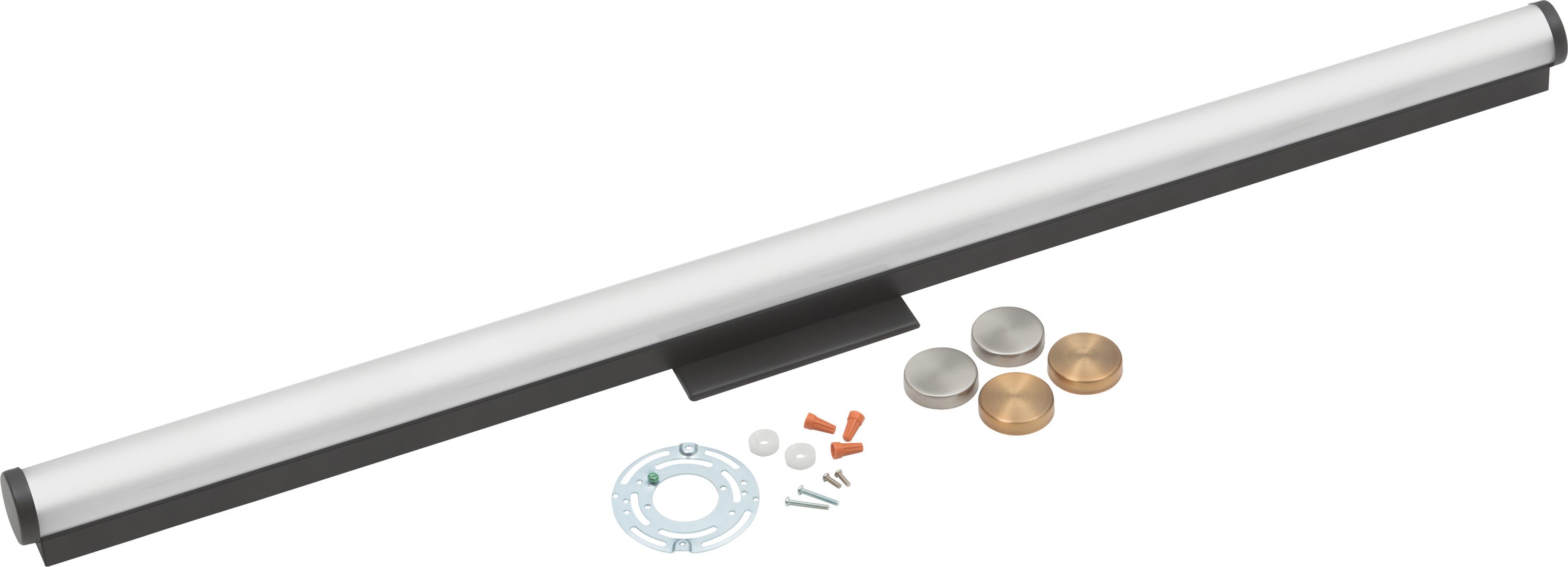 Brushed Nickel 48" LED Dimmable Vanity Light with Switchable Color Temperature
