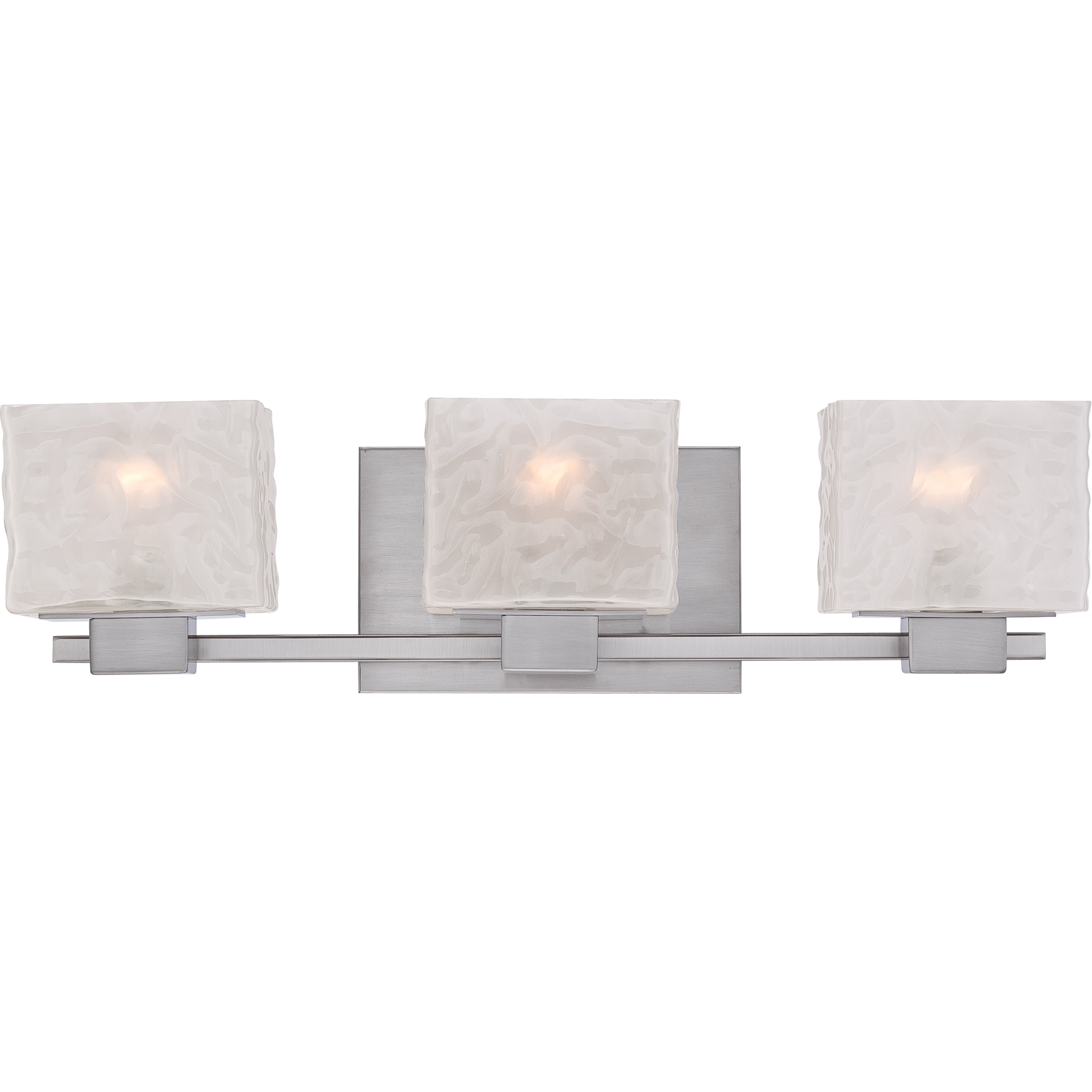 Quoizel MLD8603BN Melody 24-in 3 -Light Brushed Nickel Modern/contemporary Vanity light