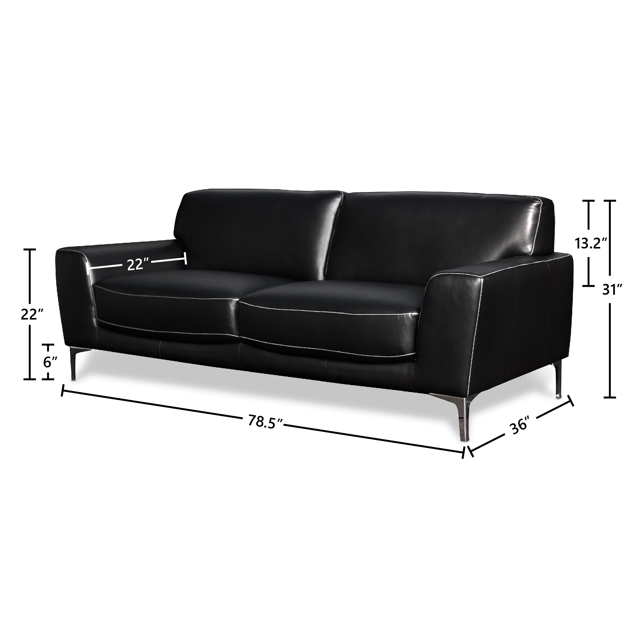 New Classic Furniture L986-30-BLK Sofas-Loveseats - View #7