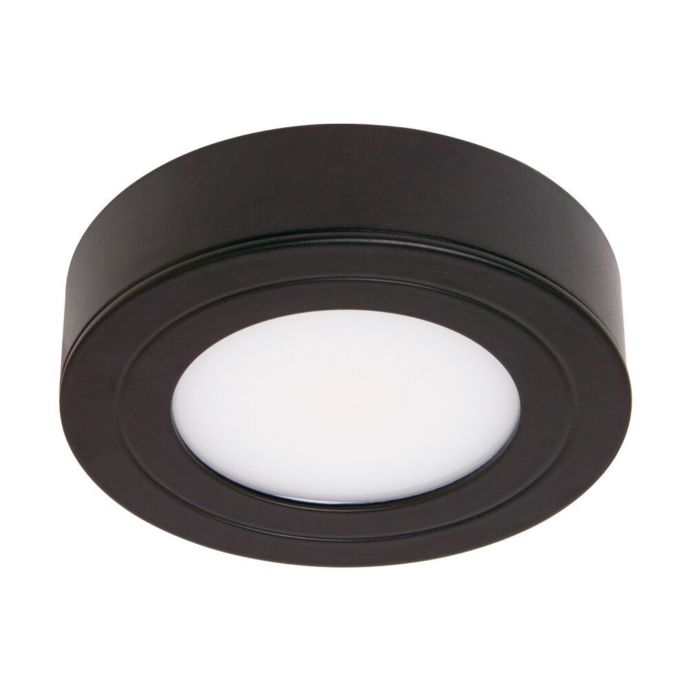 Armacost Lighting PureVue Soft White LED Puck Light Brushed Steel Finish 