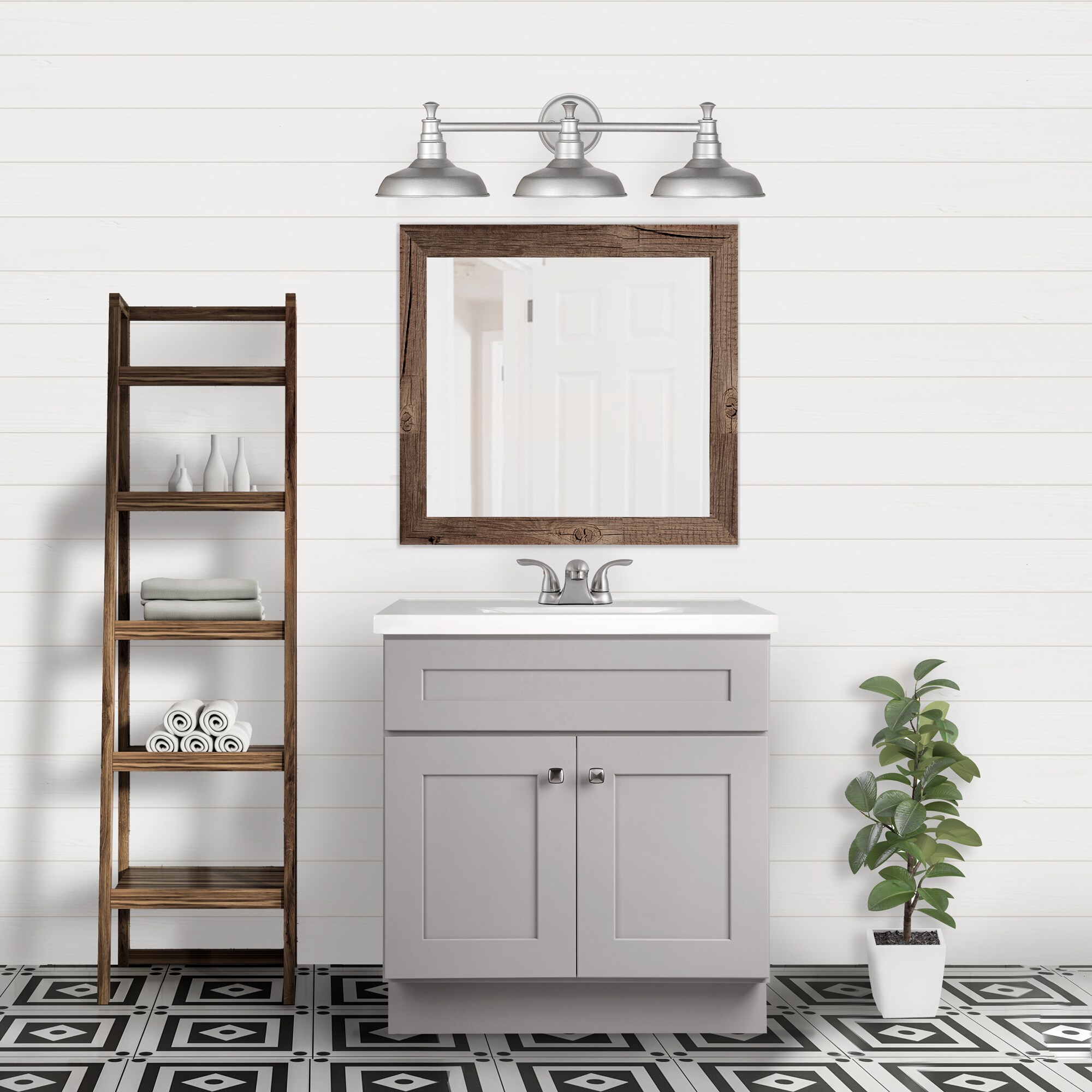 Design House Brookings 36-in Modern Birch Bathroom Vanity Base Cabinet  without Top in the Bathroom Vanities without Tops department at